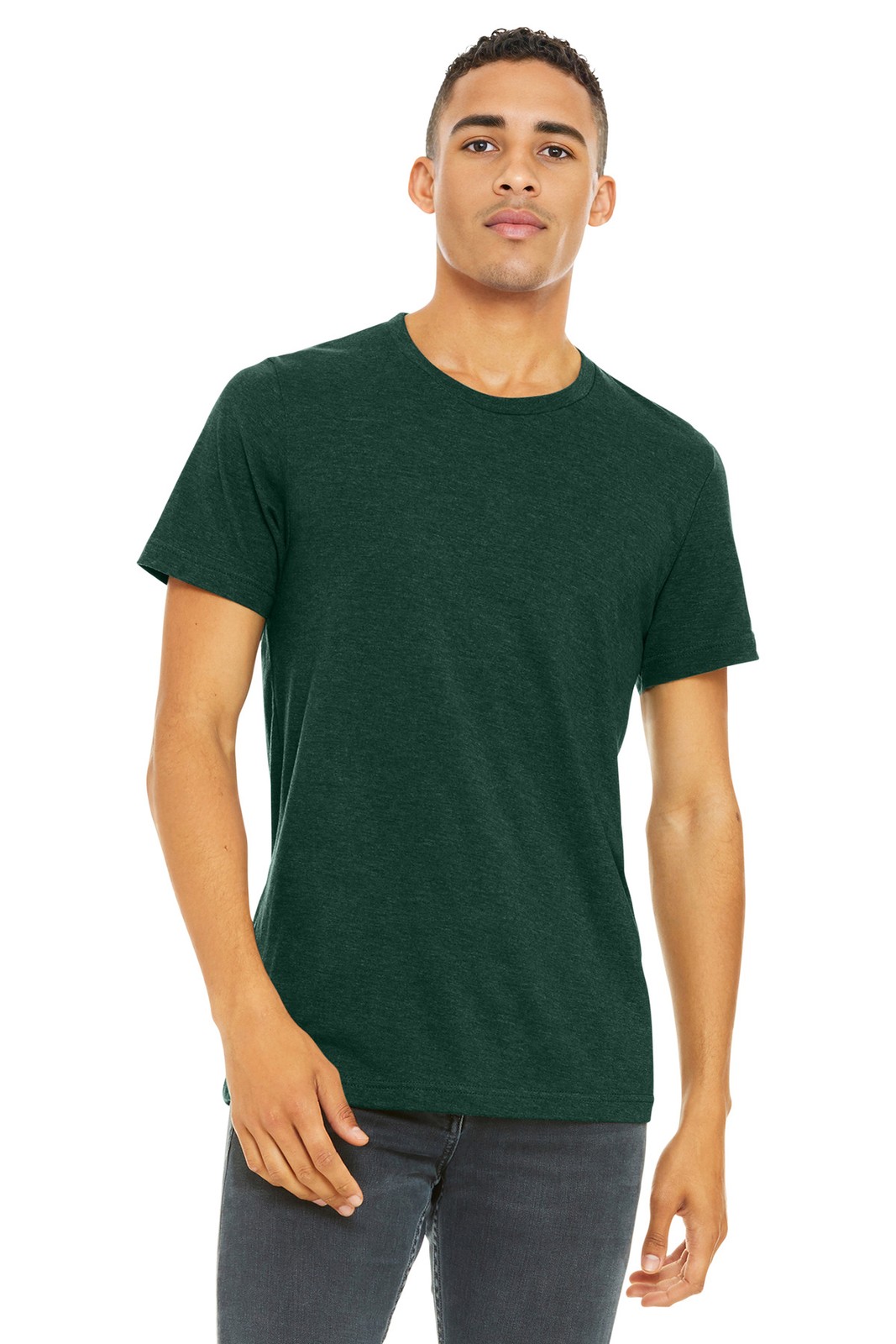 BELLA+CANVAS Unisex Heather CVC Short Sleeve Tee BC3001CVC
