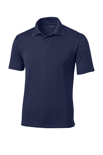 Sport-Tek Micropique Sport-Wick Polo ST650 Navy Blue Size Large Free Shipping!!