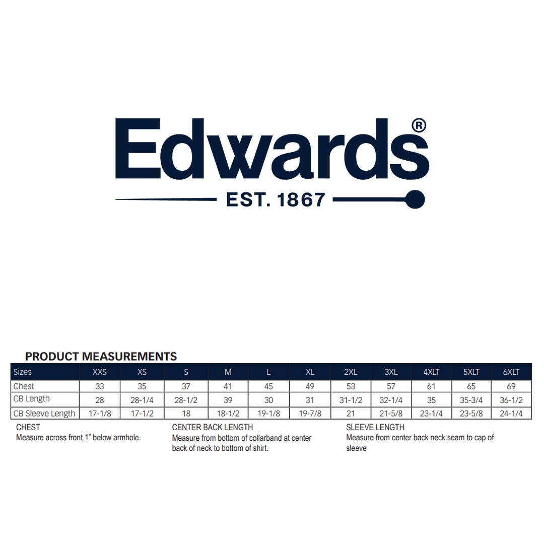 Edwards Garments 1040 Mini Pique Unisex Camp Shirt