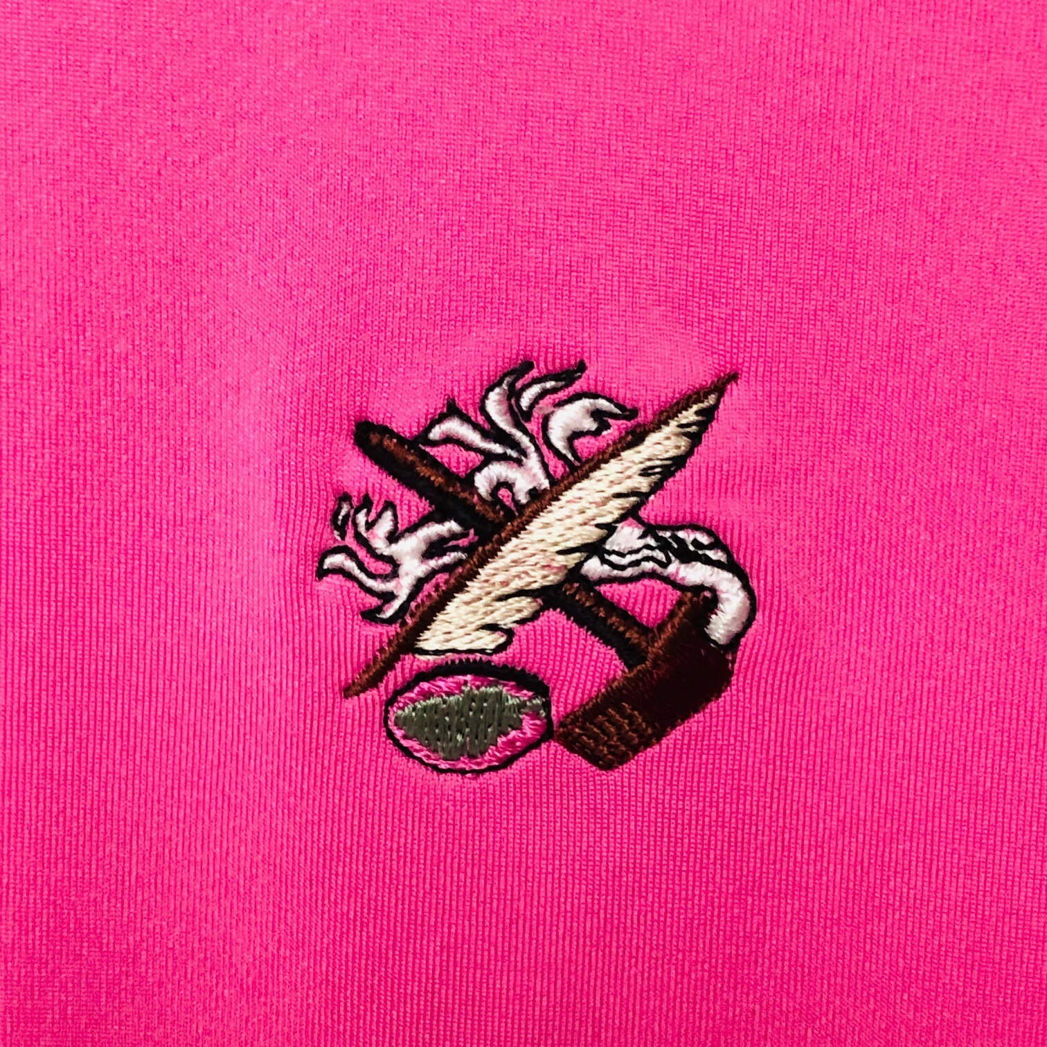 Peter Millar Mens Summer Comfort Golf Polo Shirt MAPAWAMIS Club Rye NY Sz M