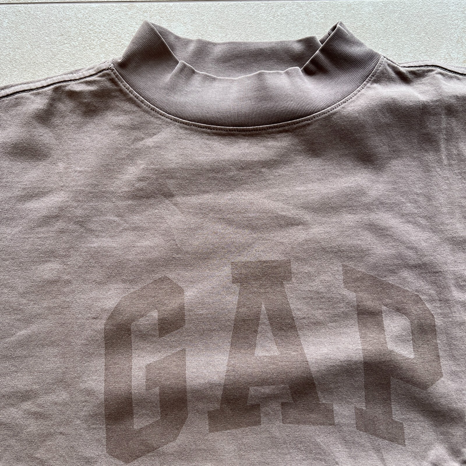 Yeezy Gap Engineered By Balenciaga Dove 3/4 Sleeve T-Shirt Beige 469669-00