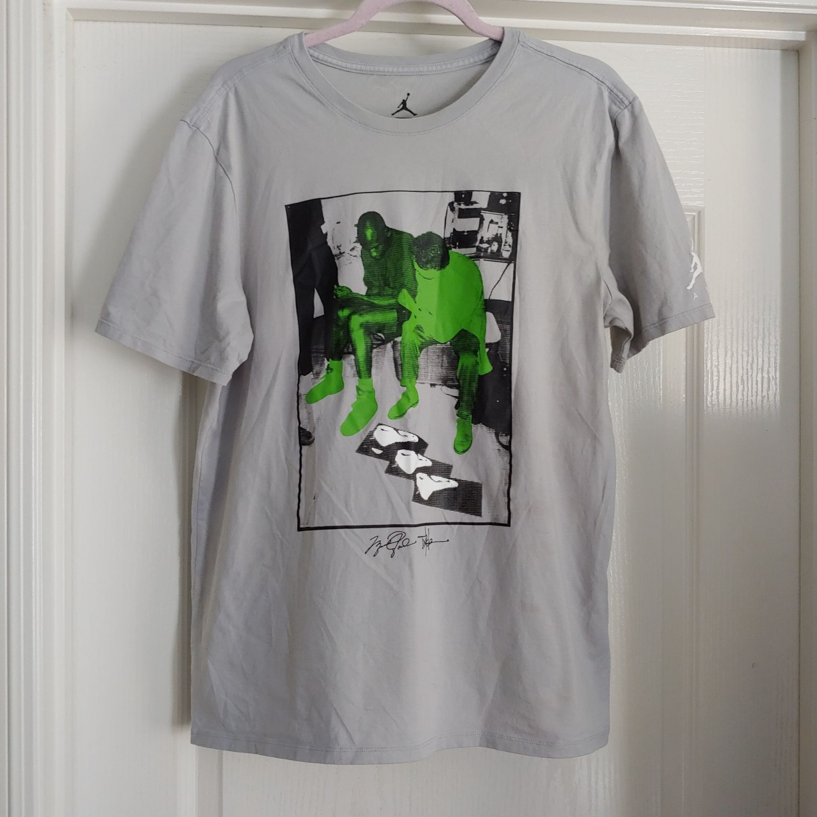 Air Jordan Legacy Tinker Shirt Sneakerhead Streetwear Y2K Graphic Tee L