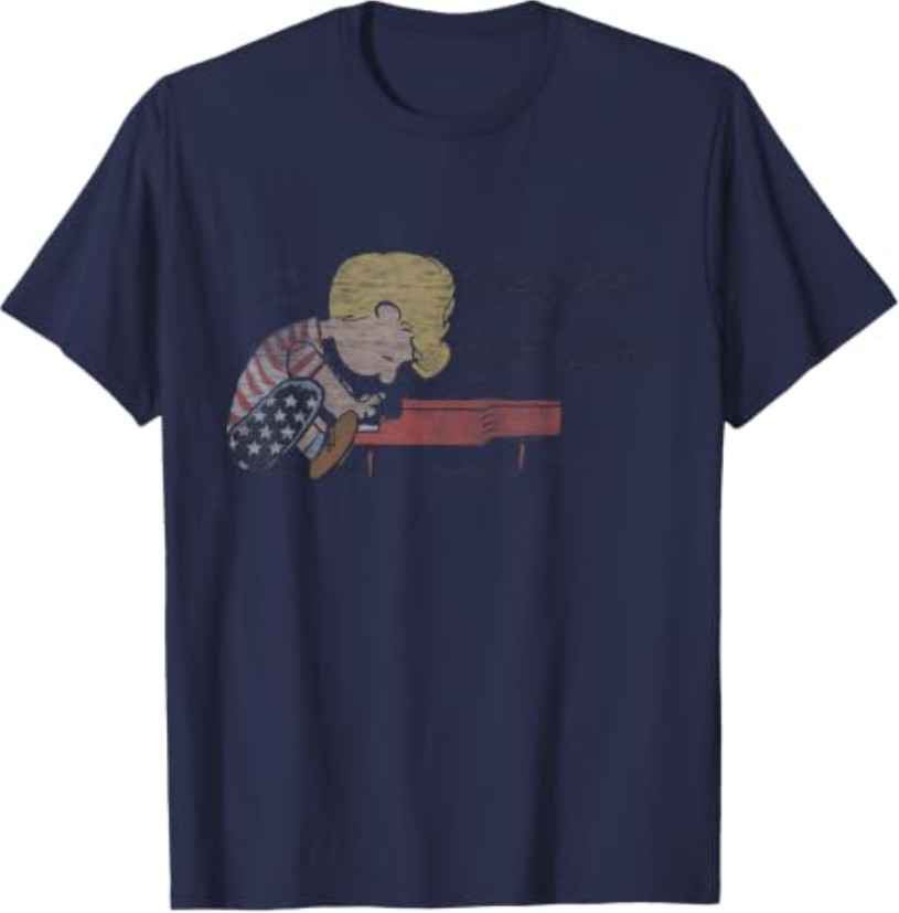 Peanuts Schroeder America The Beautiful T-Shirt