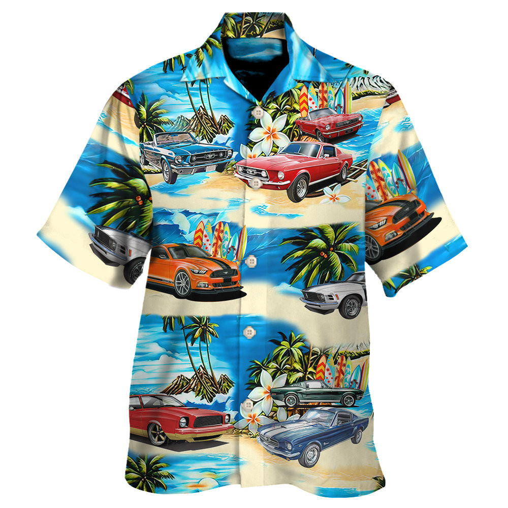 Mustang Car Hawaiian Shirt