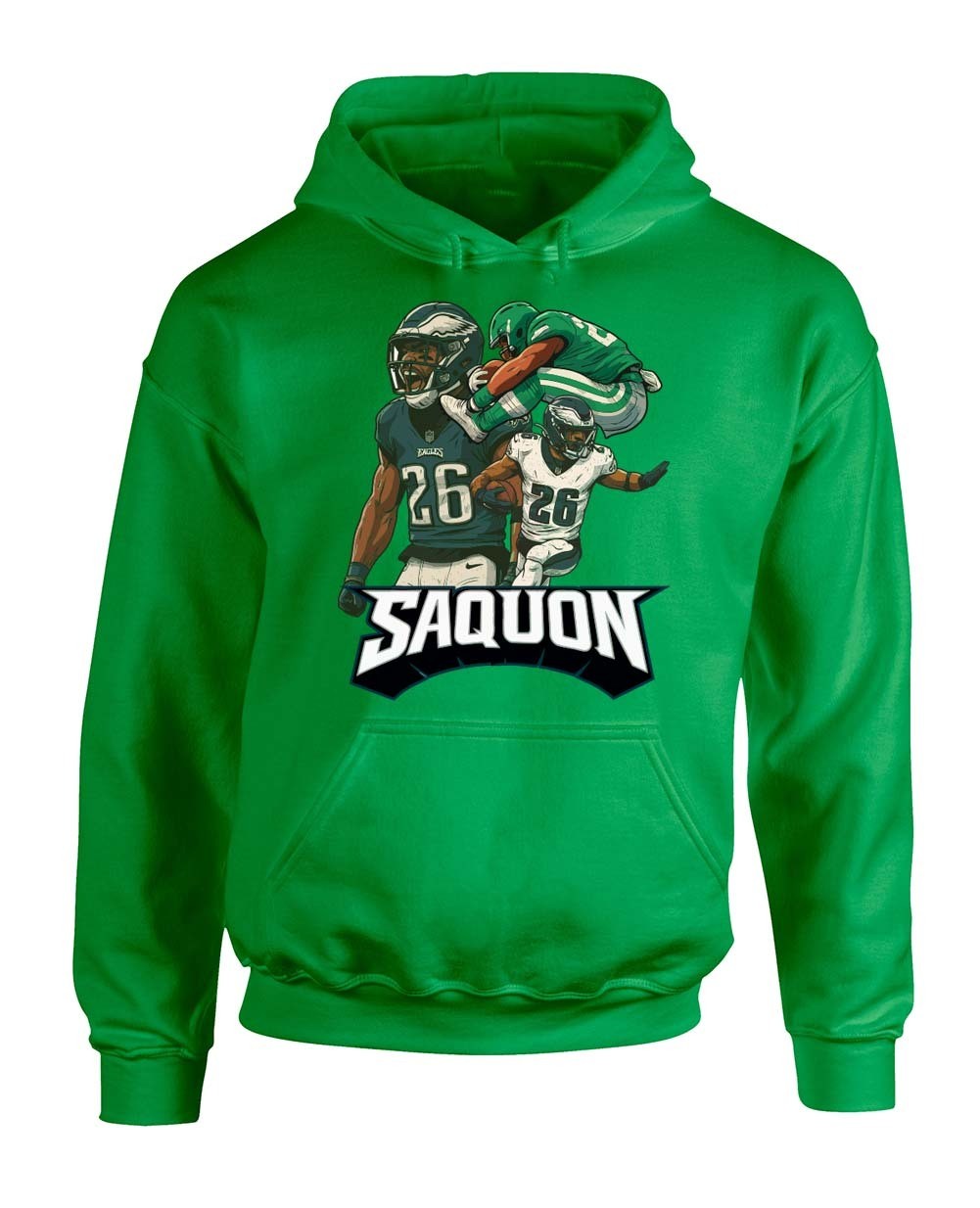 Saquon Barkley Collage Eagles Hoodie Hooded Sweatshirt T-Shirt