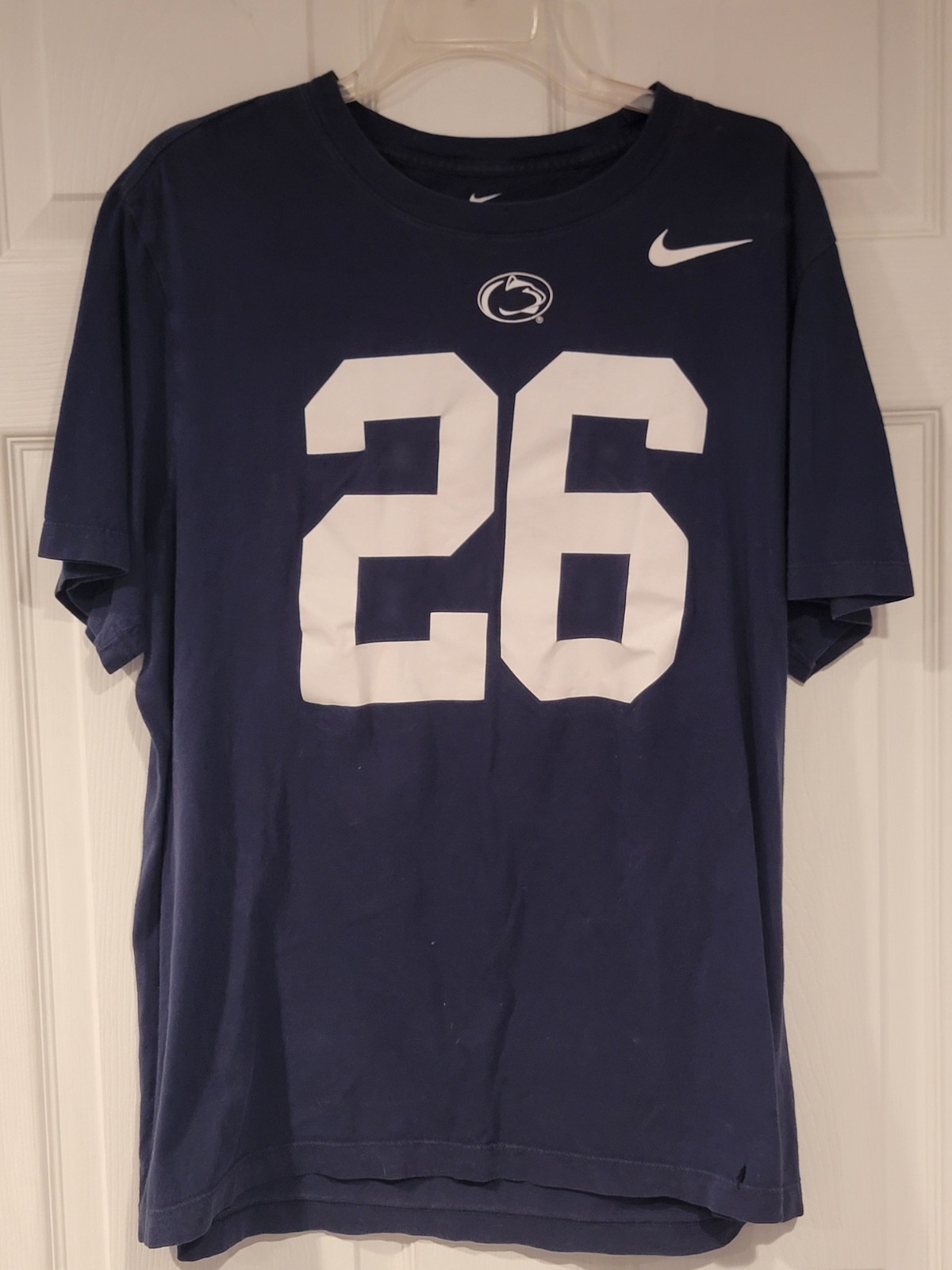 Nike – Penn State University- Saquon Barkley – #26 Player Jersey T Shirt – Large