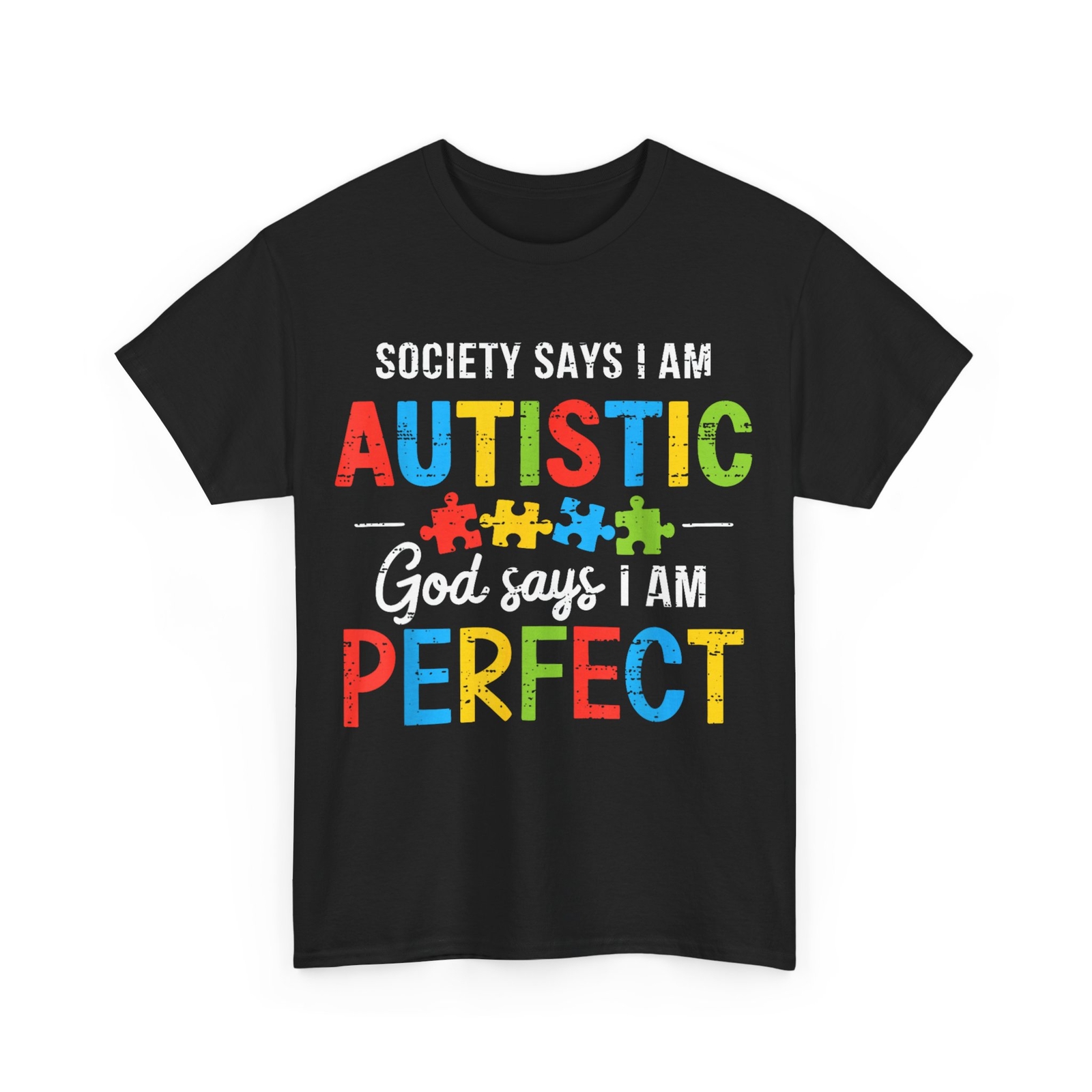 Autism Awareness Shirt, Society Says I’m Autistic Autism Awareness Month T-shirt
