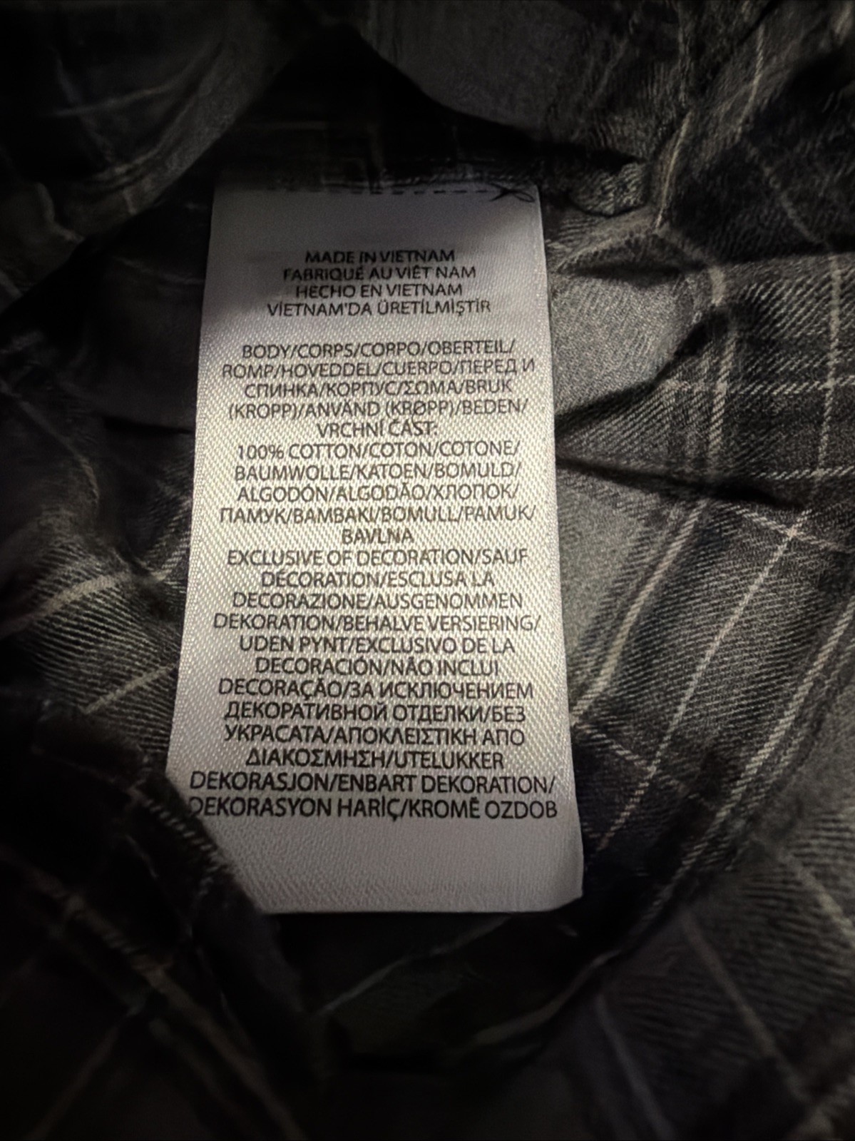 Medium Polo Ralph Lauren Classic Fit grey Plaid Cotton Long Sleeve