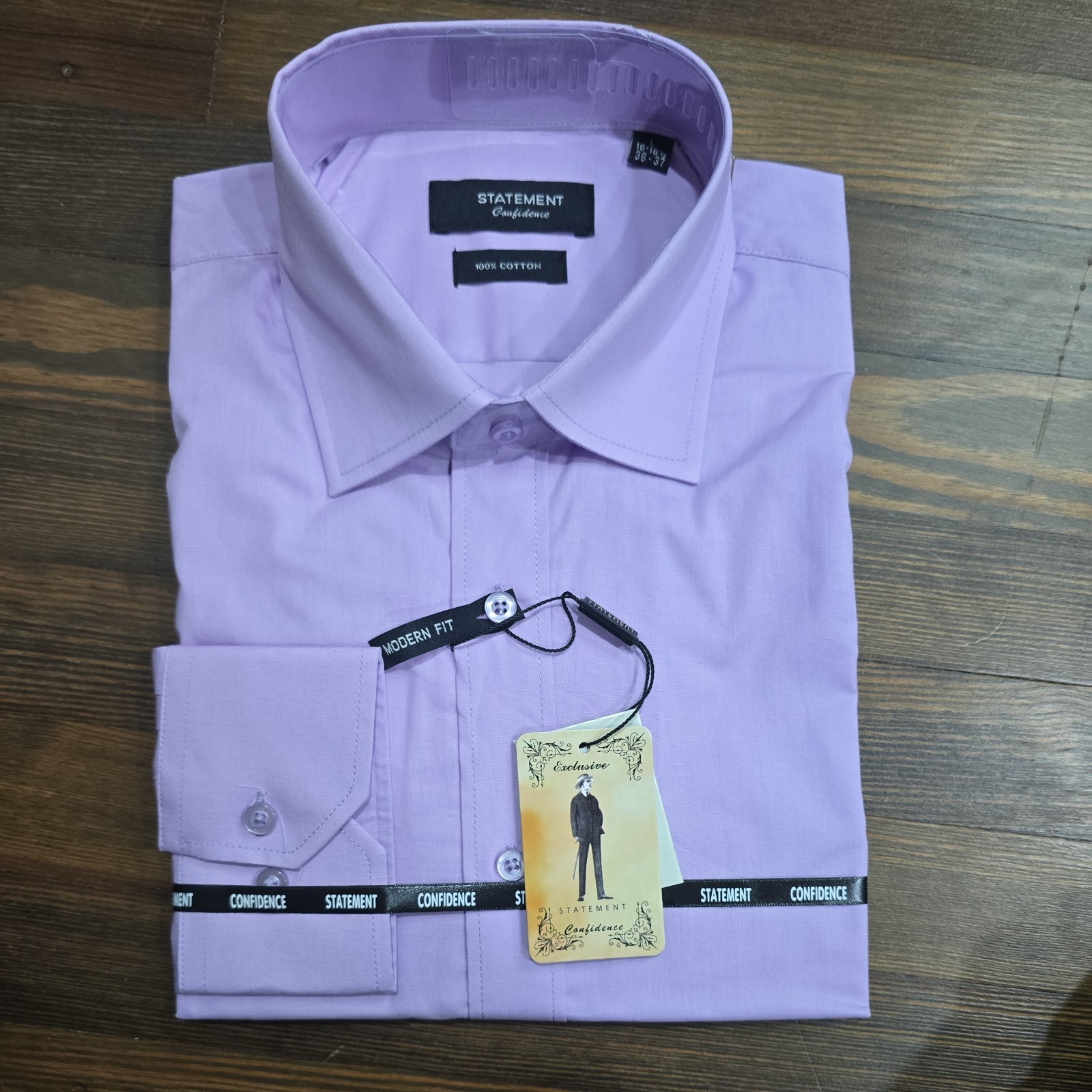 Statement Confidence Men’s Size 16-16 1/2 LS Dress Shirt