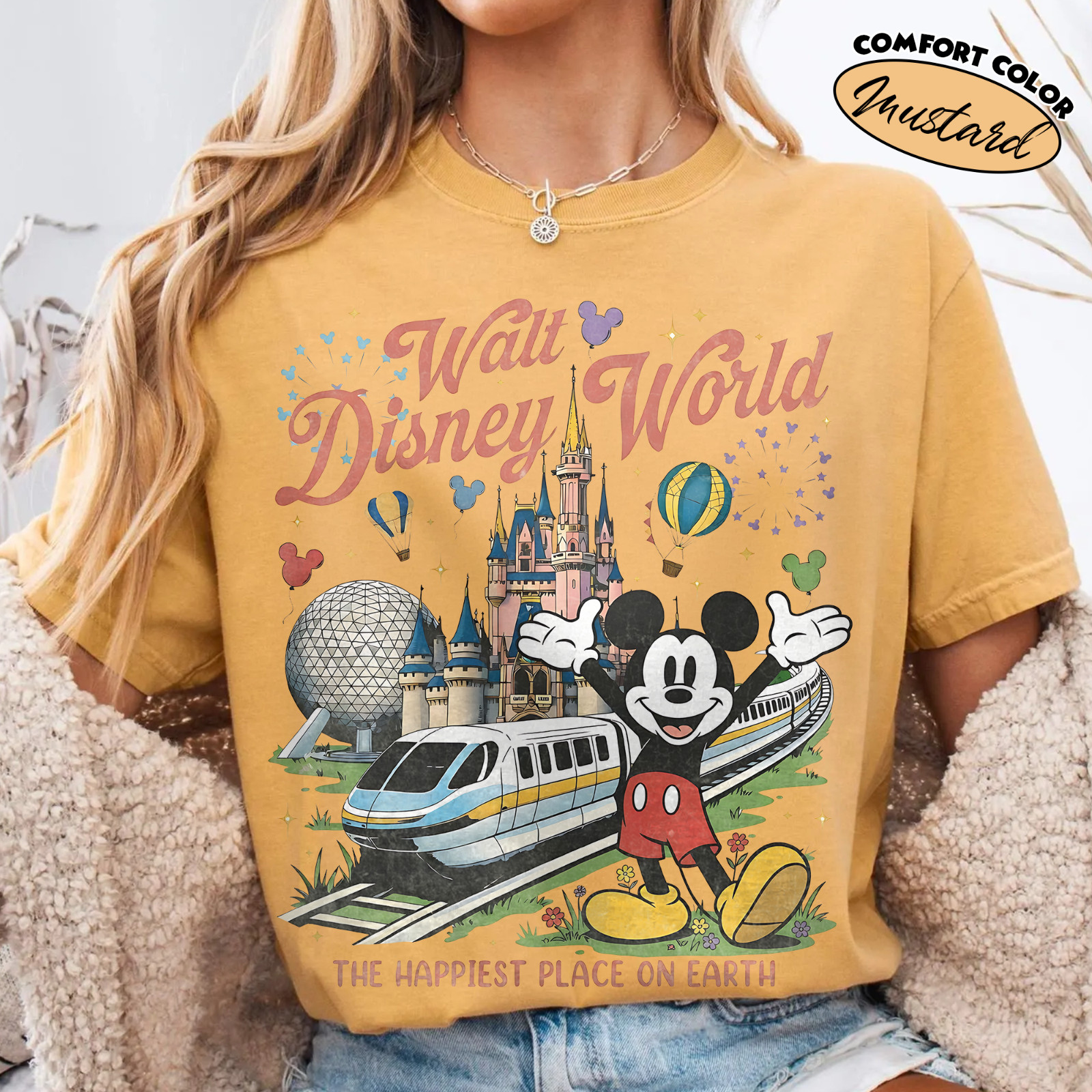 Mouse Magic Kingdom Shirt, The Happiest Place On Earth Tee
