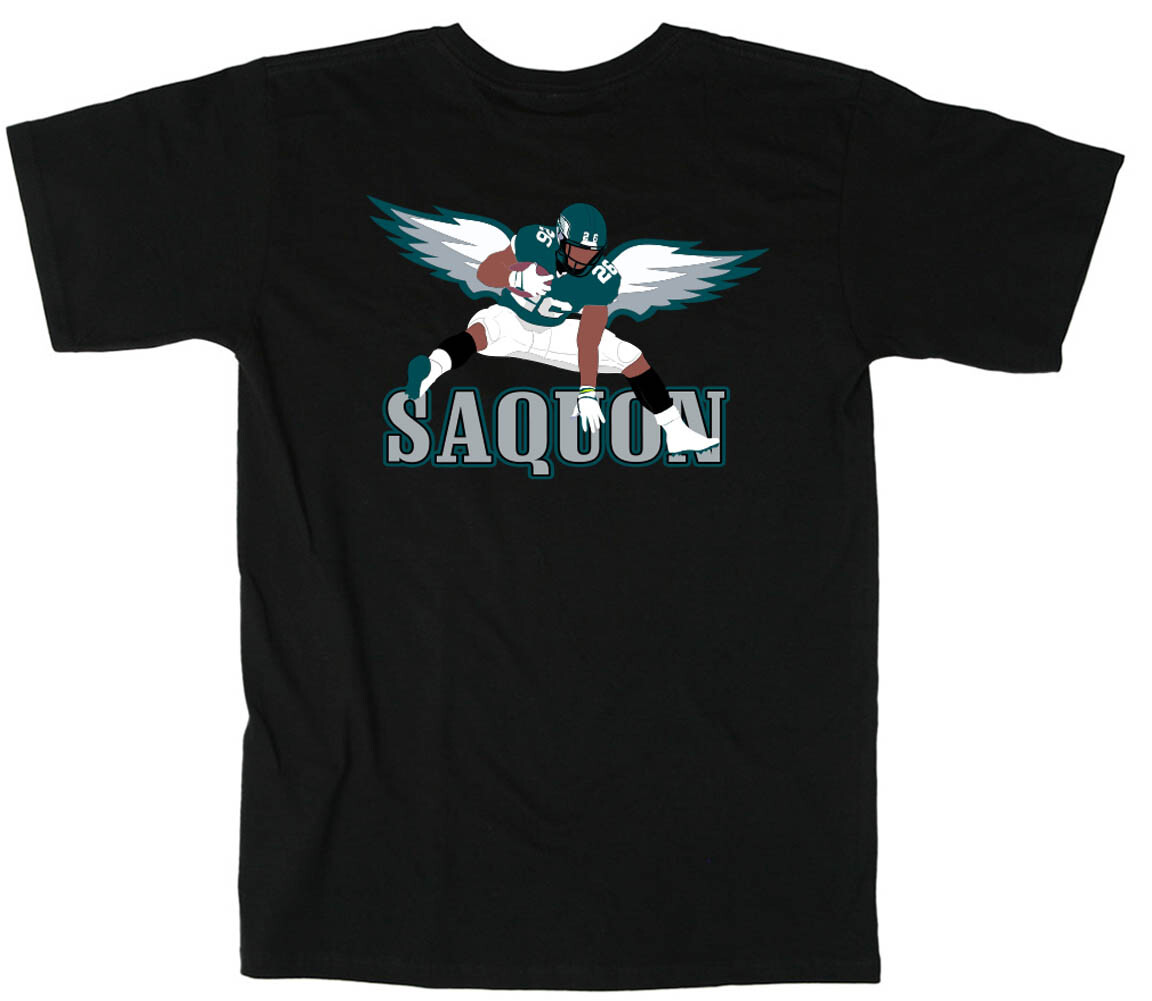 Saquon Barkley Philadelphia Philly AIR Short Sleeve T-Shirt