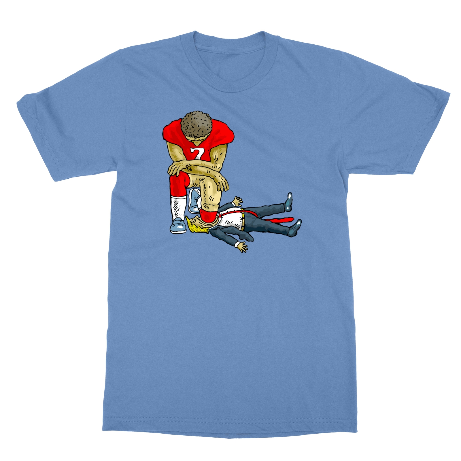 Colin Kaepernick take a knee on mouth Trump Men’s T-Shirt