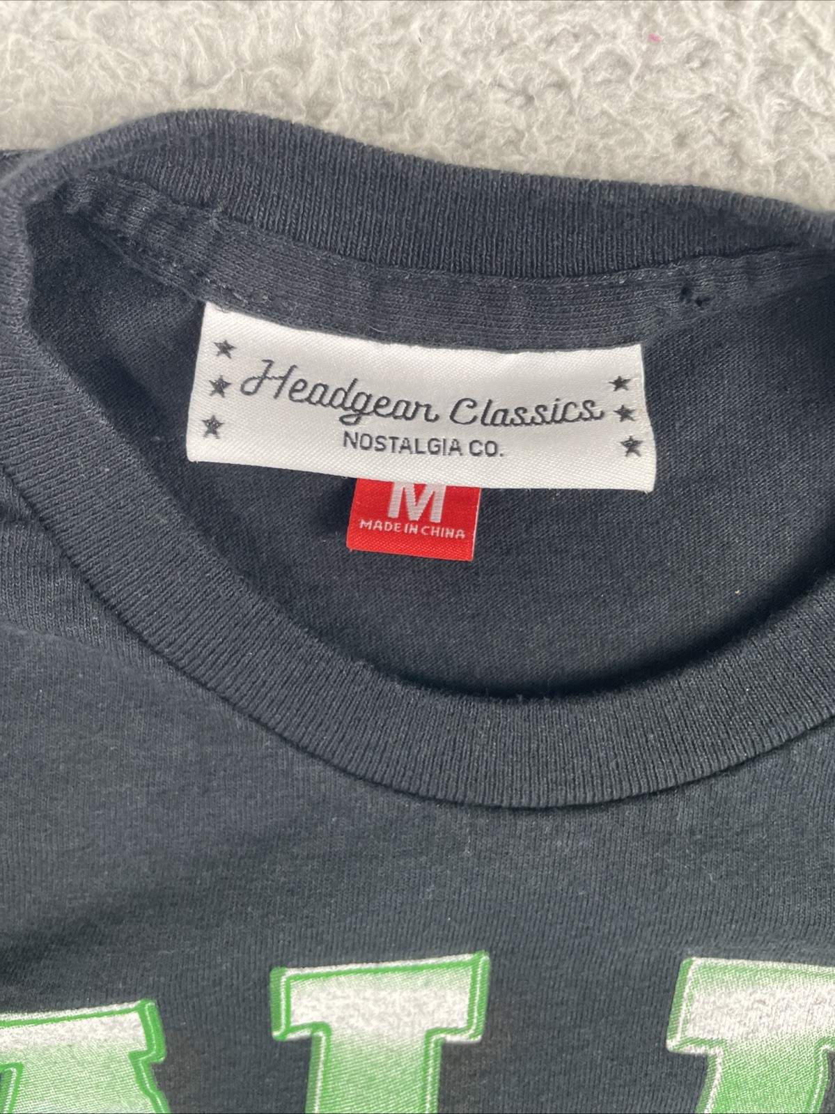 Headgear T Shirt Jalen Hurts Philadelphia Eagles Graphic Mens Medium Black S/S