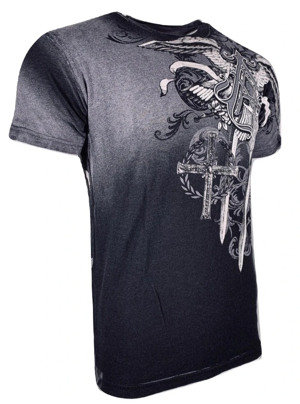 ARCHAIC by AFFLICTION Men’s T-Shirt DAVENTRY Black Tattoo Biker S-4XL $40 NWT