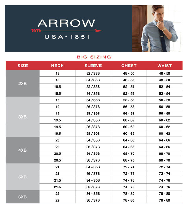ARROW Men’s Black WRINKLE FREE~STRETCH FABRIC Dress Shirt – 18.5 34/35 (2XL) BIG