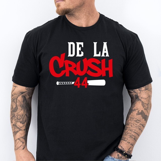 De La CRUSH 44 | Cincinnati Baseball themed Ring Spun Cotton T-Shirt