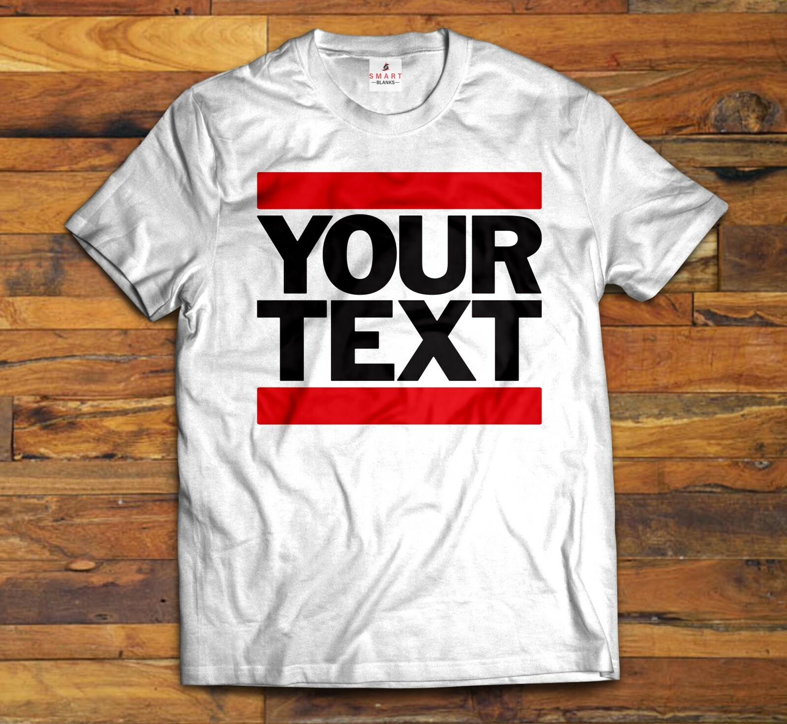 Your Text Custom T-shirt Run DMC HIP HOP CUSTOM
