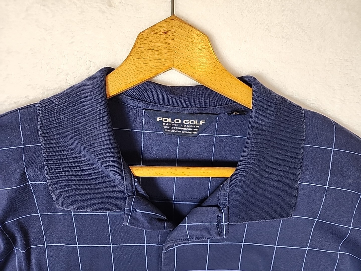 Polo Golf Ralph Lauren Polo Shirt Men’s Sz XL Navy Geometric Block Short Sleeve