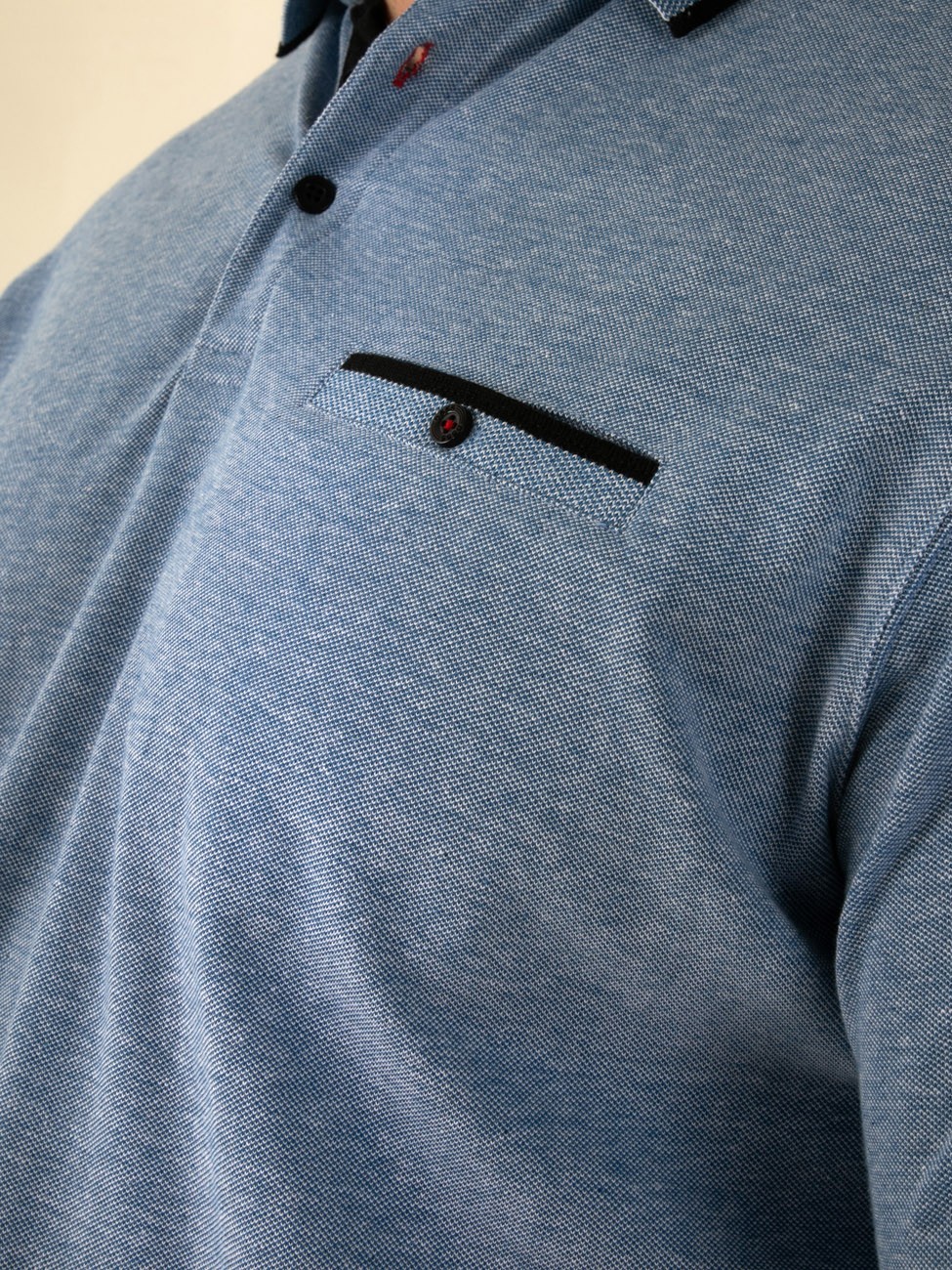 D555 HARVEY Short Sleeve Pique Polo Shirt Blue size 2XL 3XL 4XL 5XL 6XL