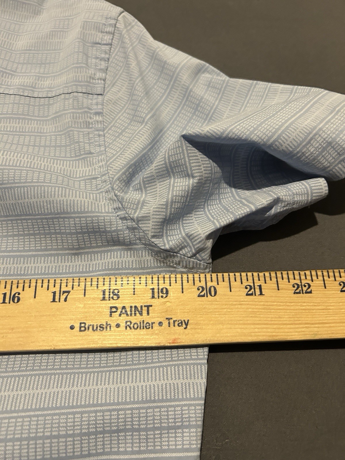 Travis Mathew Shirt Mens Small Blue Stripes Lot Of 2 Button Up Golf Performance