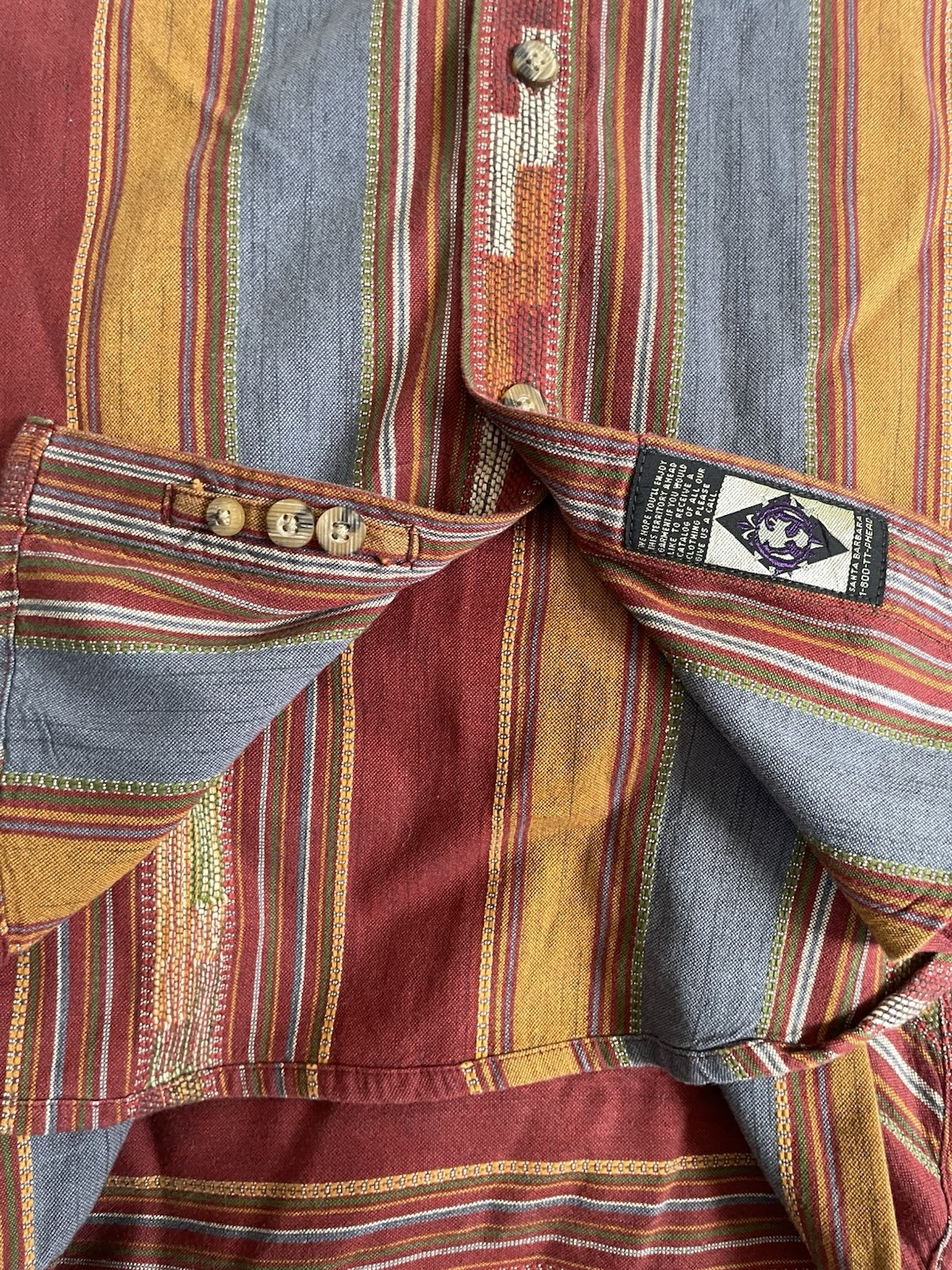 Vintage The Territory Ahead Shirt Men’s Size Large Aztec Southwest Button-Up