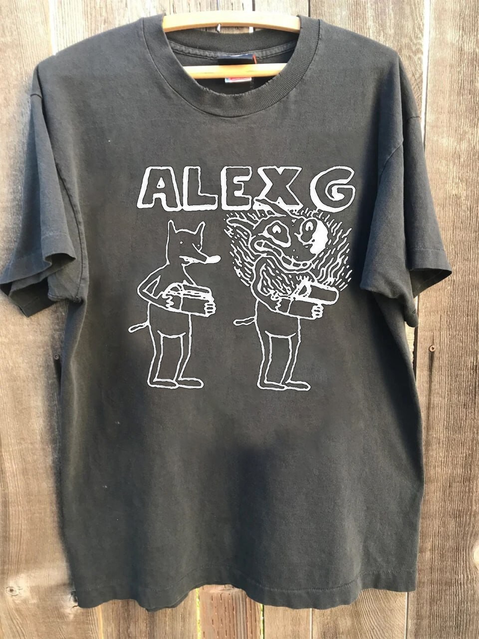 90s Reprint Alex G Classic style Charcoal Men Women T shirt Unisex