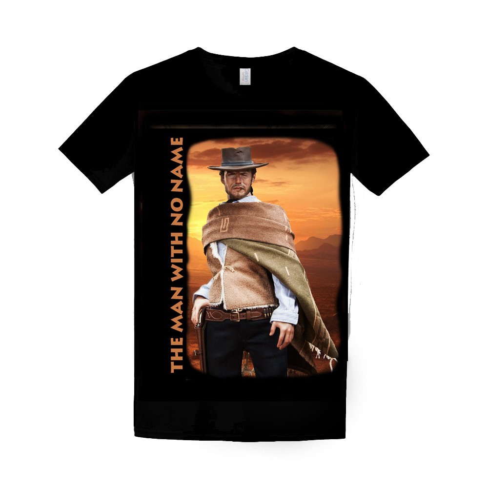 THE MAN WITH NO NAME – T-Shirt – Sizes S – 5XL – Classic Spaghetti Western