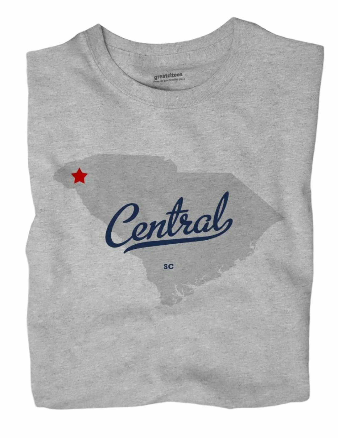 Central South Carolina SC T-Shirt MAP