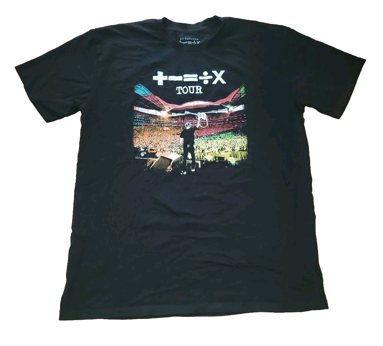 Ed Sheeran Mathematics America 2023 Tour T-Shirt Graphic Black Size XL PERFECT!