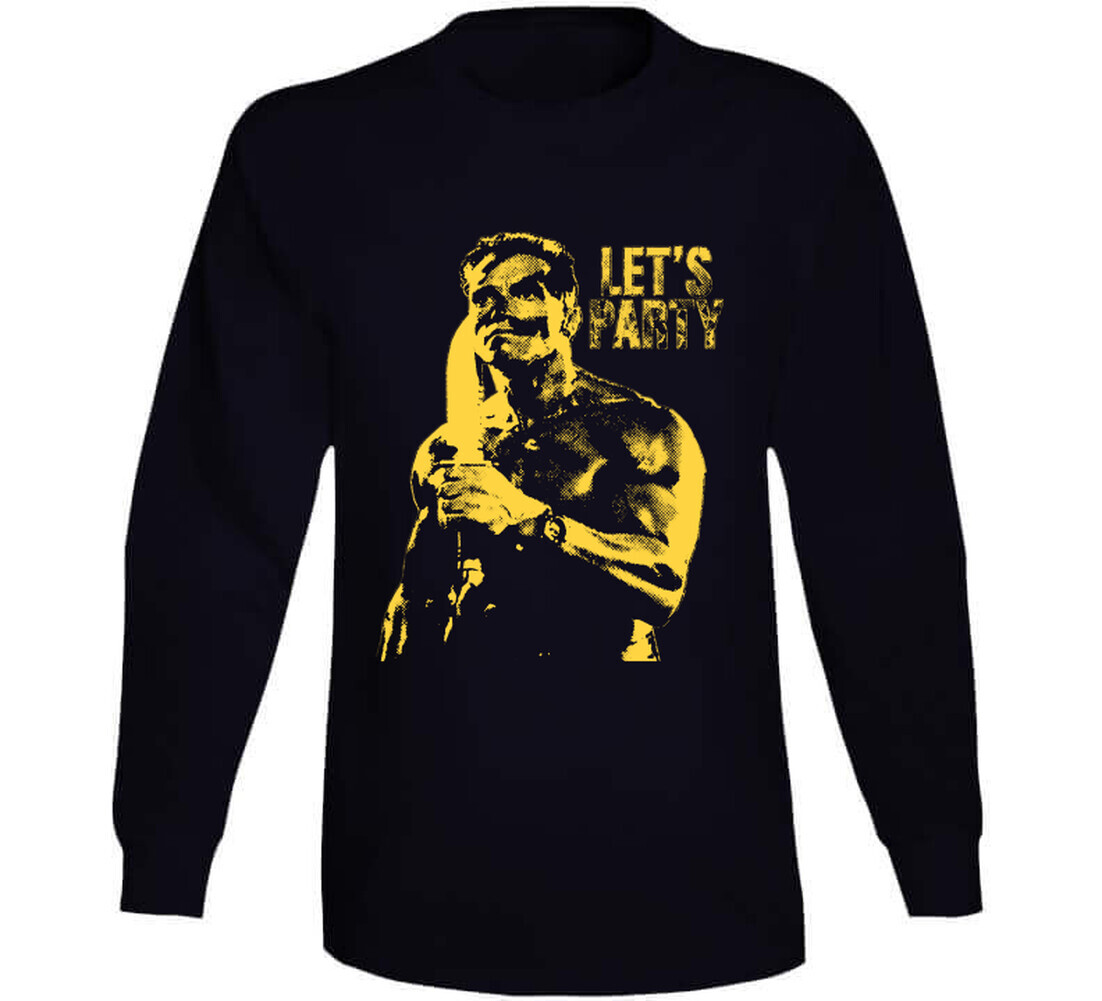 Let’s Party Arnold Schwarzenegger Commando Movie 80s Fan T Shirt
