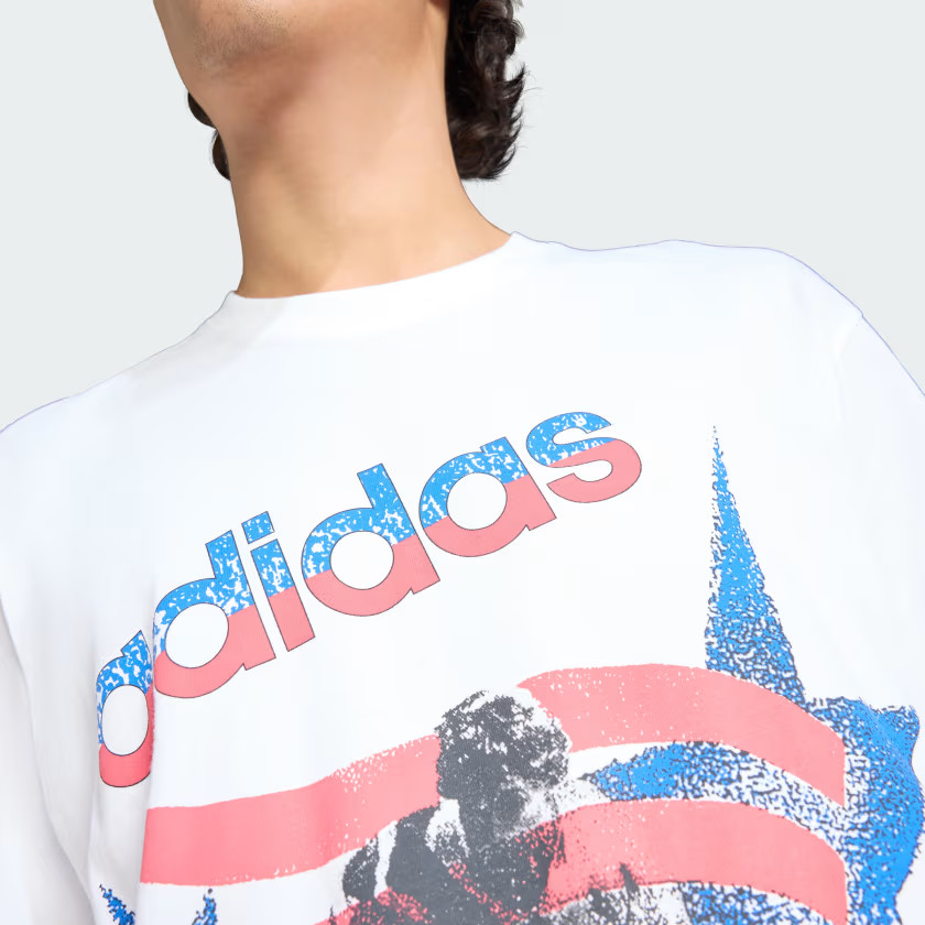 adidas men Archive Soccer Stars Graphic Tee