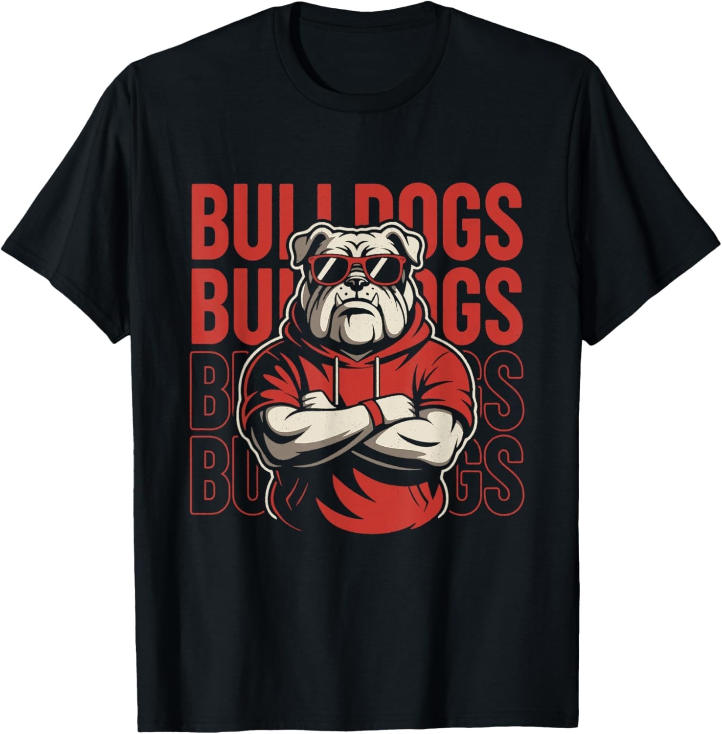 Retro Bulldogs Gift for Men Women Boys Girls Kids Unisex Gift T-Shirt