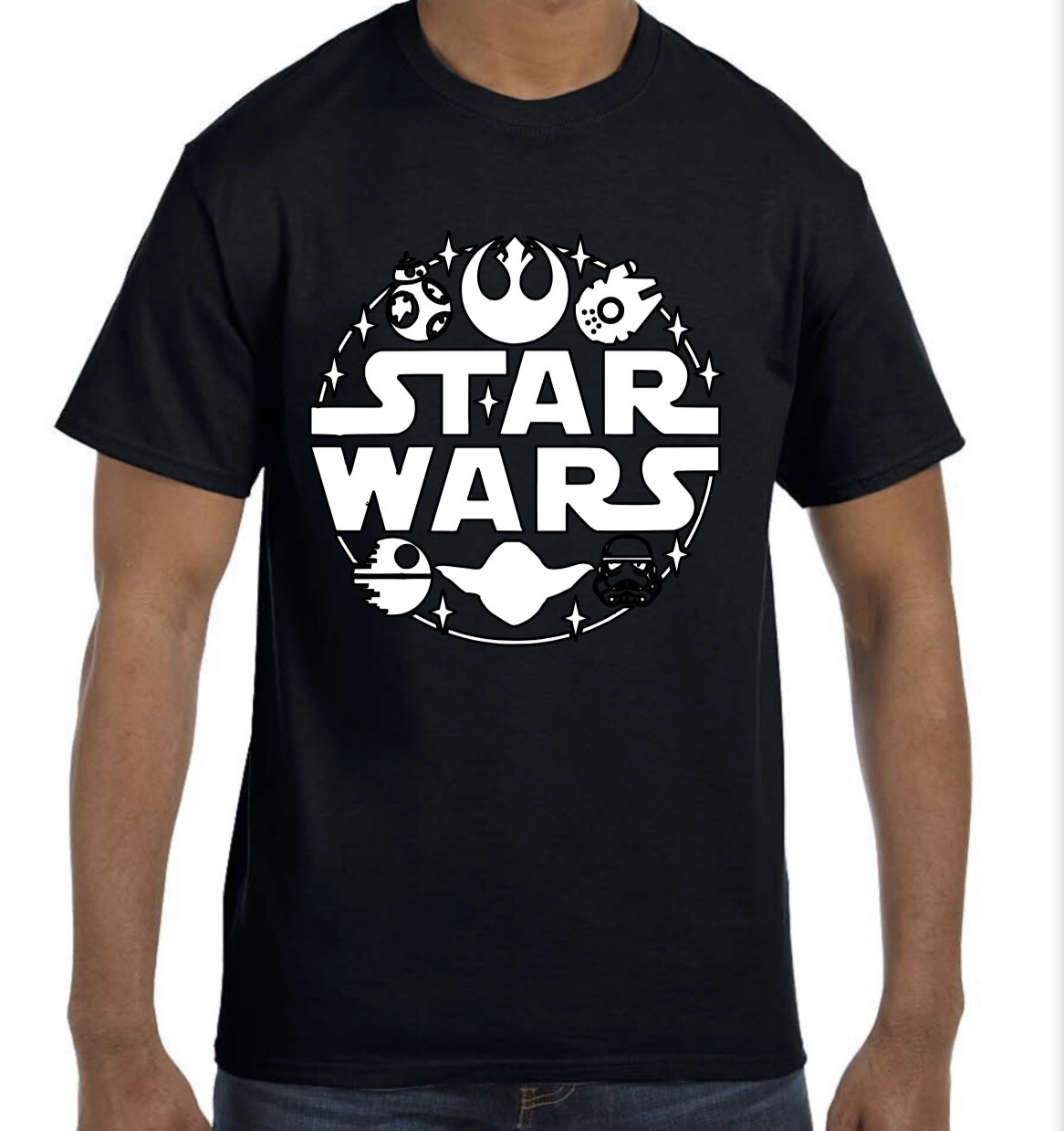 Star Wars Mens Shirt Your Choice Of Size Adult S-XL NEW True To Size made2order