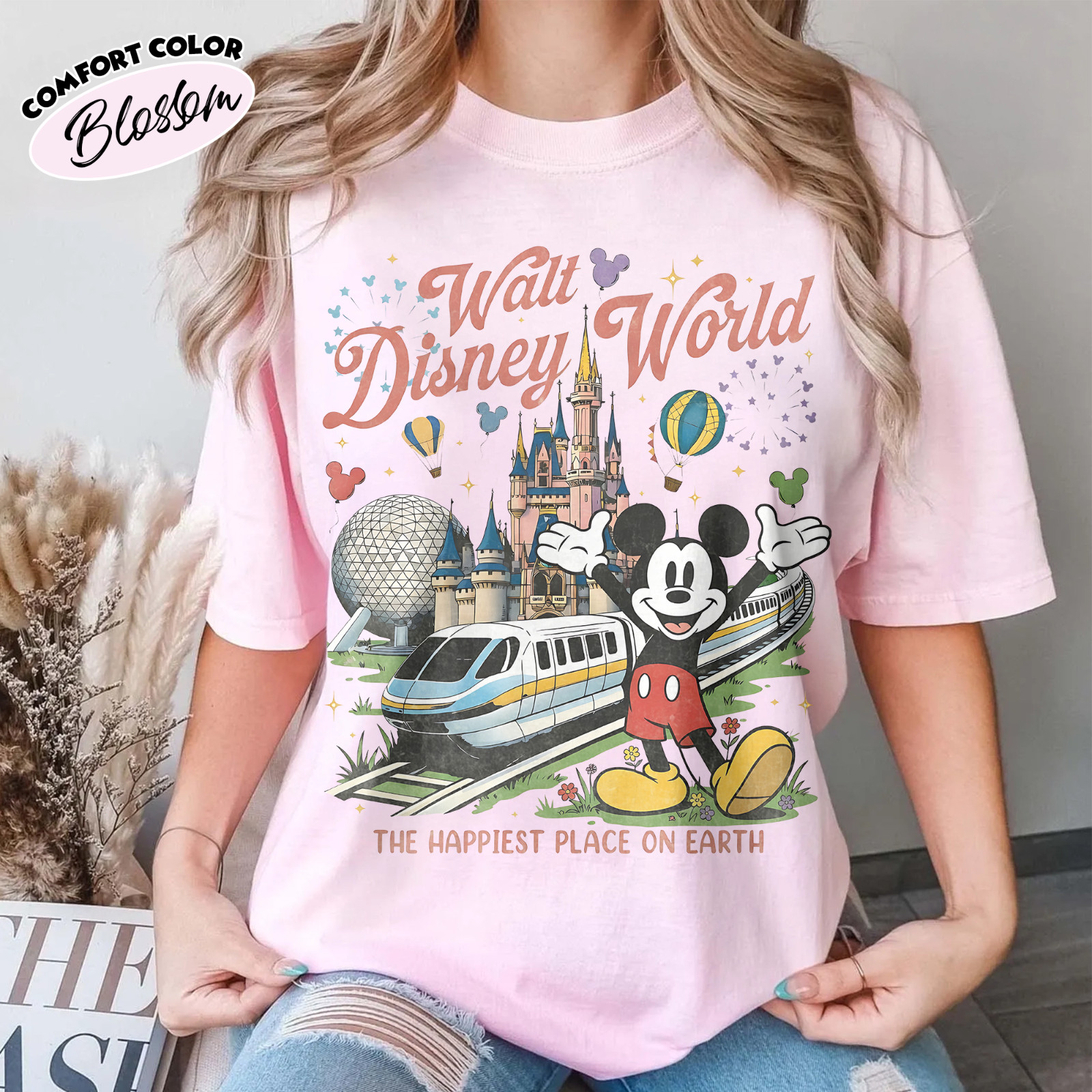 Mouse Magic Kingdom Shirt, The Happiest Place On Earth Tee