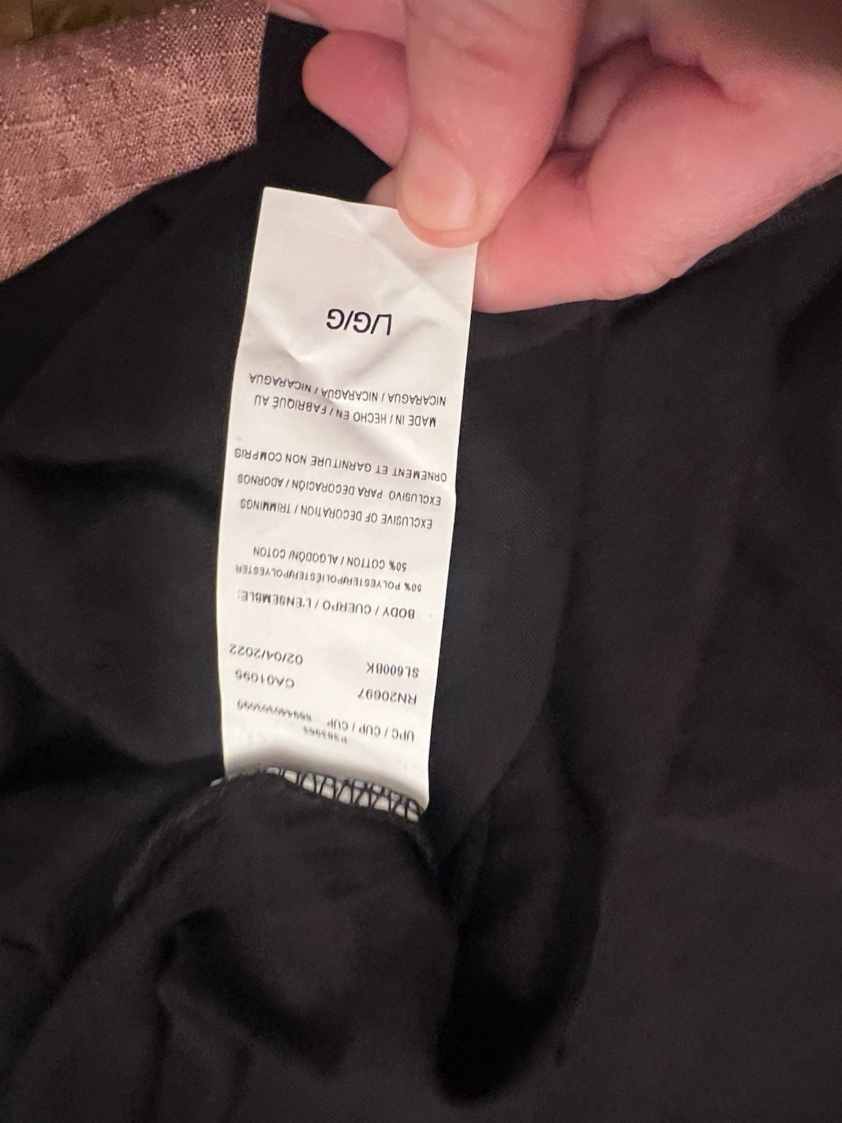 Dickies Mens Blk Temp IQ Performance Long Sleeve Pocket Tee Size L – New w Tags