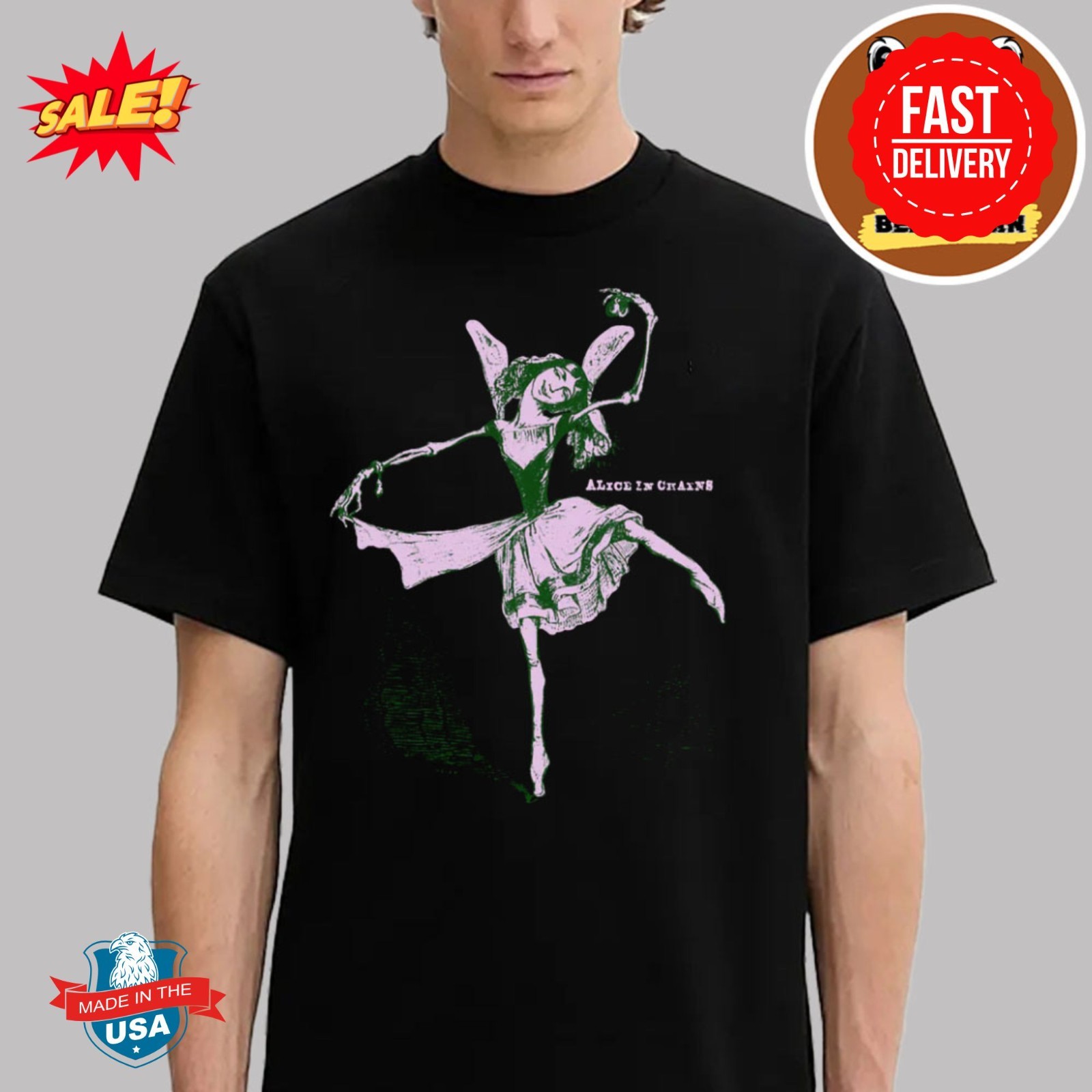 Alice In Chains 30th Anniversary Merch Ballerina Unisex T-Shirt