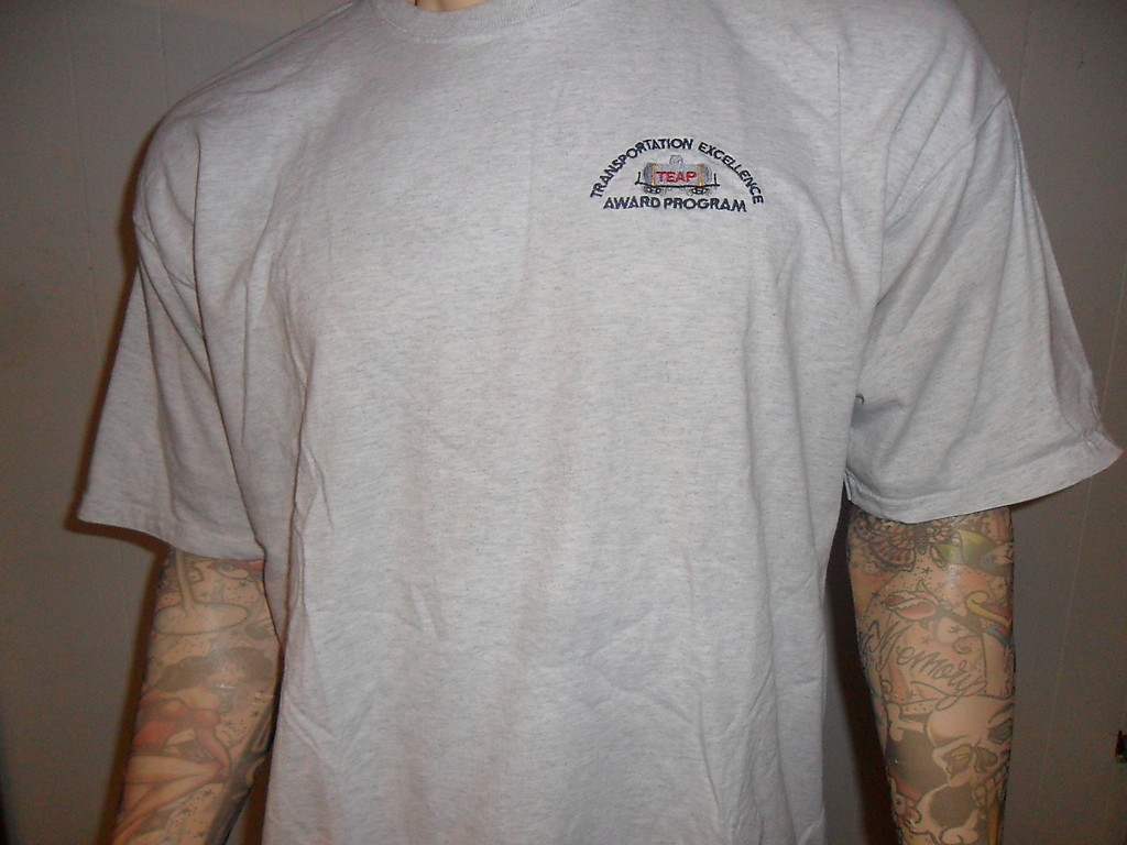TEAP TSHIRT Transportation Excellence Award Program Petroliana Train Oil Car 2XL