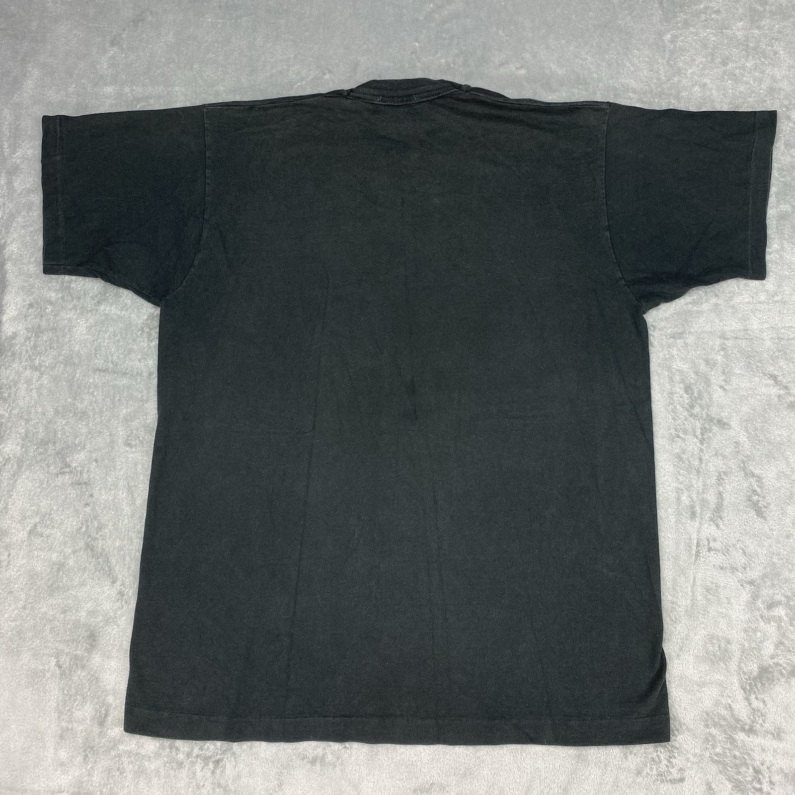 Vintage Pacific Park Santa Monica Pier Shirt Mens XL Black Octopus Single Stitch