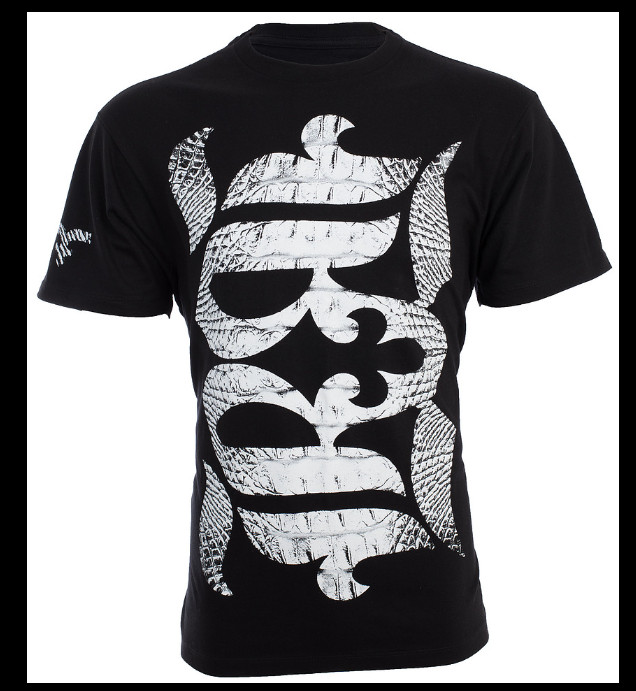 ROCK REVIVAL JEANS Black LAFLIN Regular Fit Short Sleeve Graphic T-shirt NWT