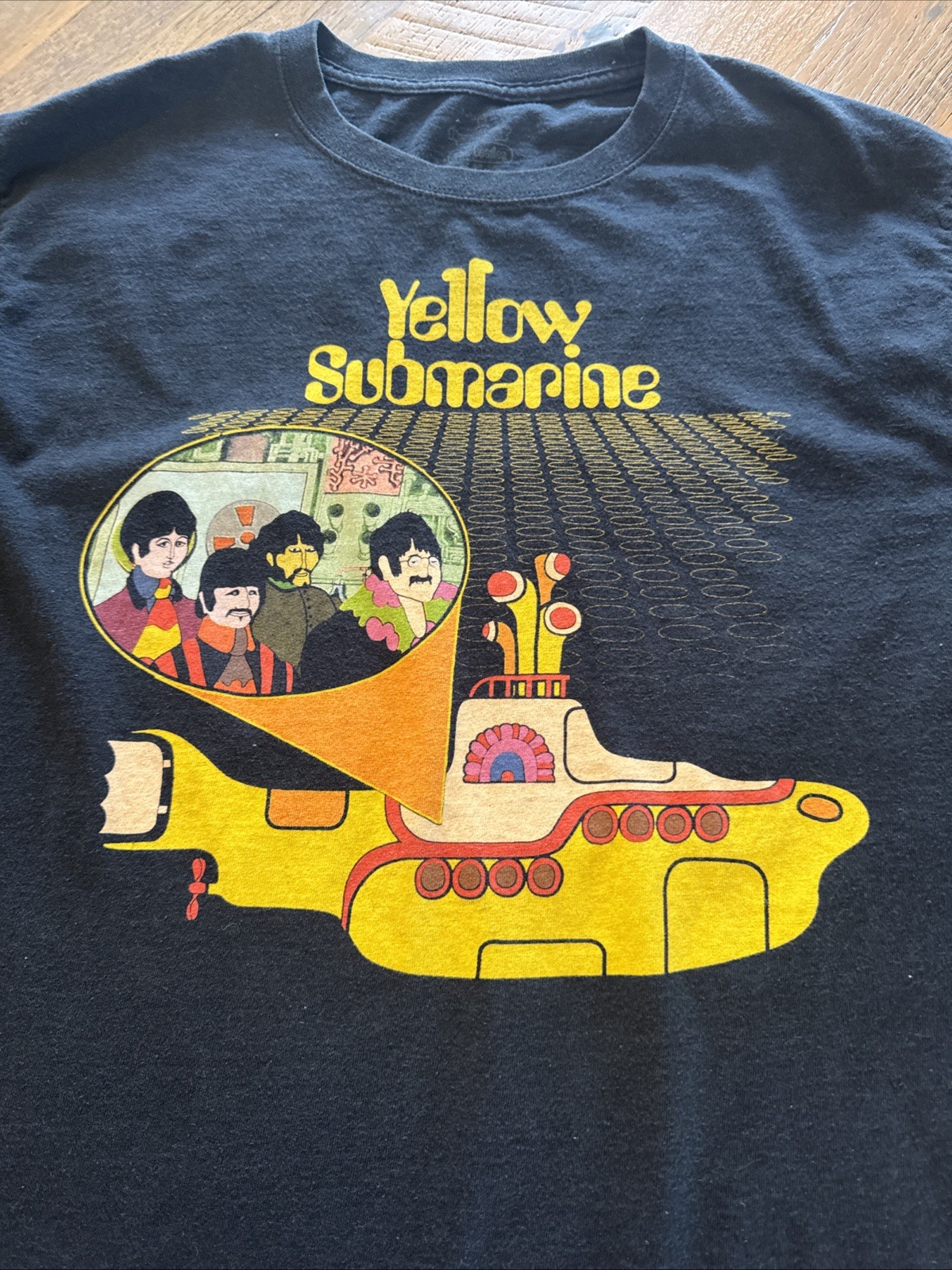 Early 2010s The Beatles Yellow Submarine Tshirt Men’s M Black Short Sleeve