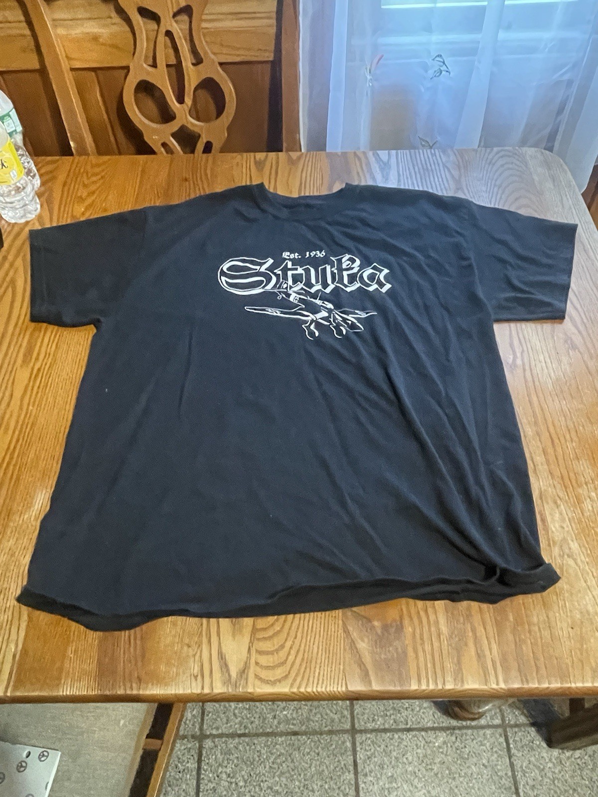 Gildan Dryblend T Shirt Xl Black Stuka Est 1936 German Warplane