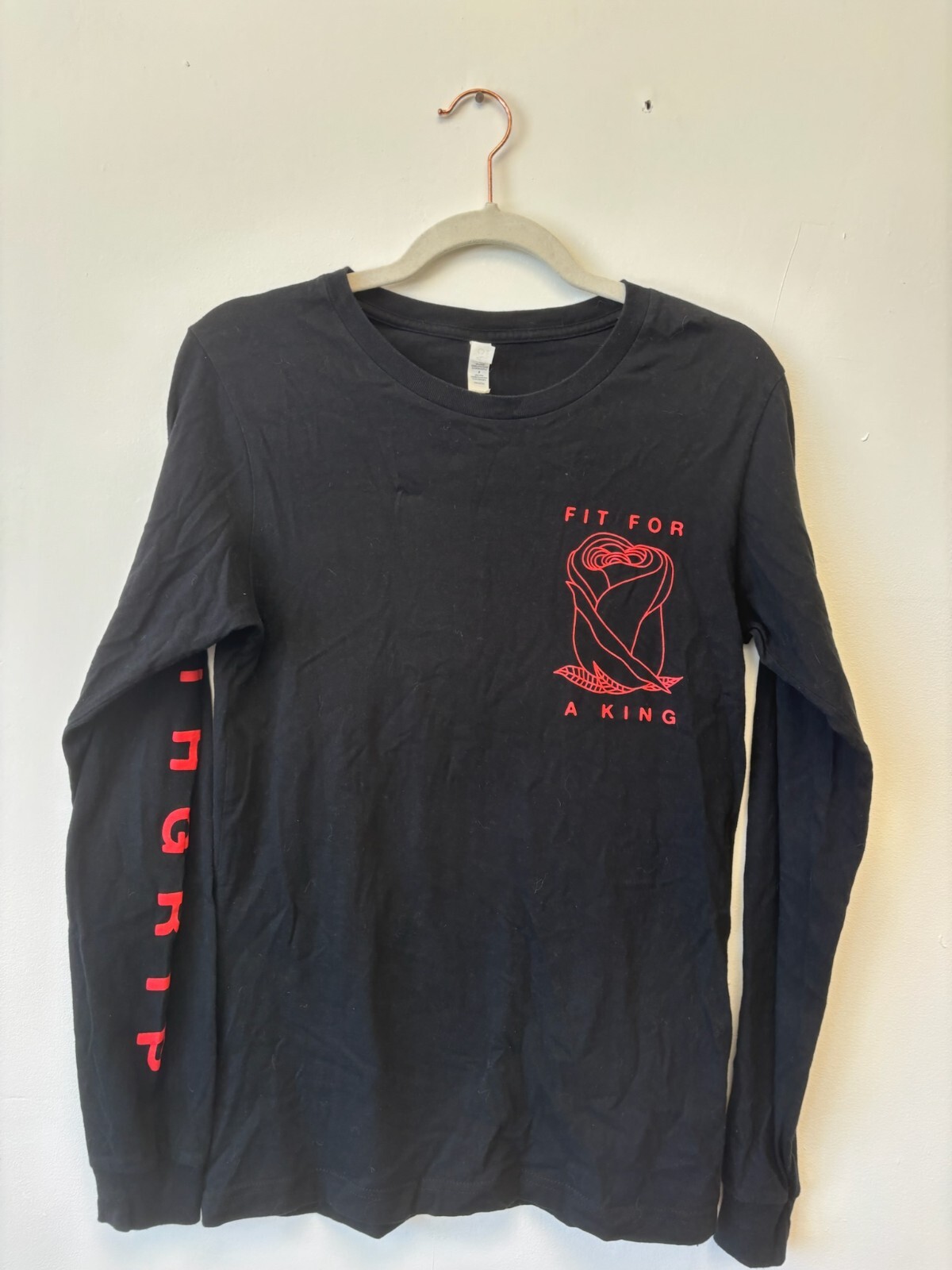 Fit For A King Deathgrip Dead Memory Black Longsleeve T Shirt Small