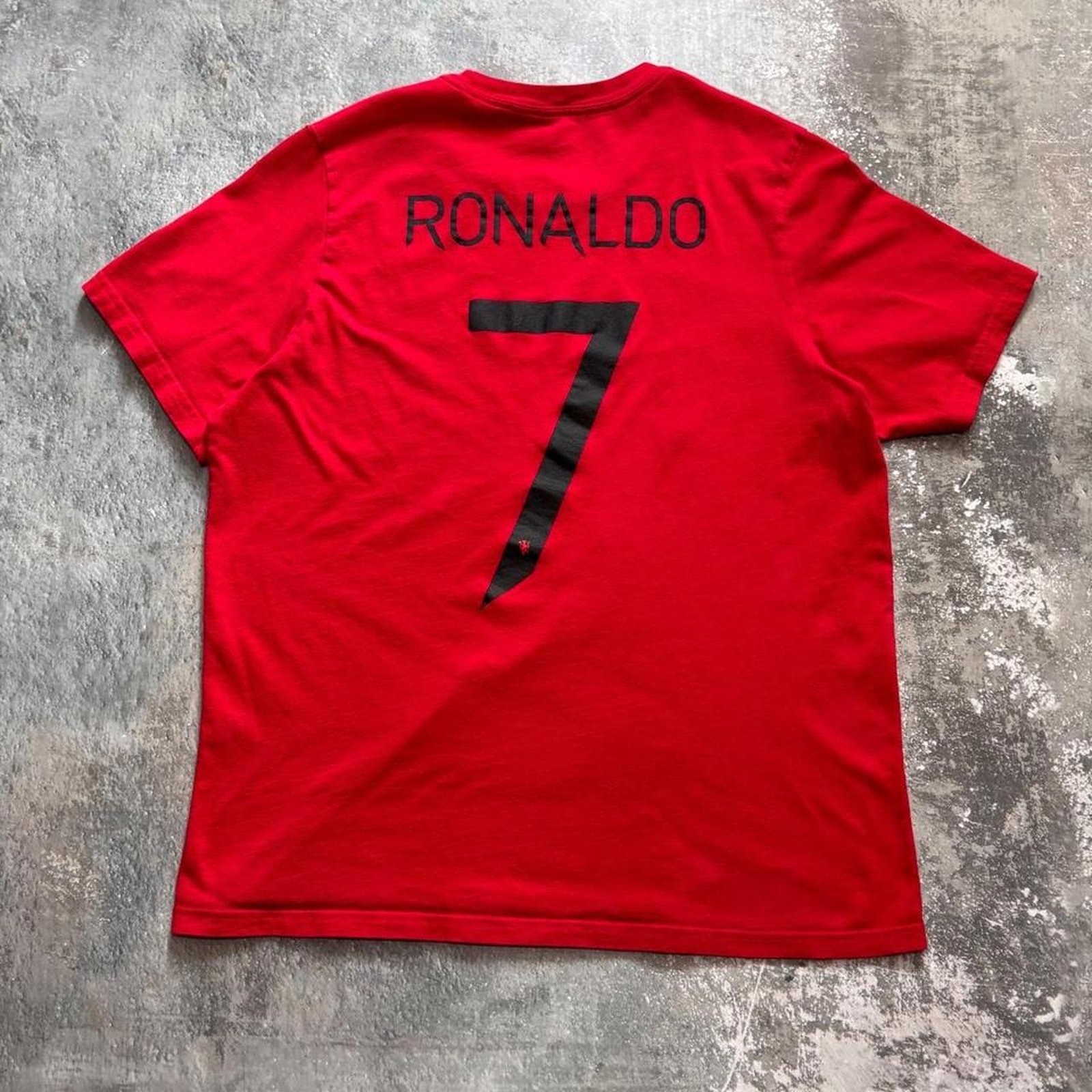 Adidas Cristiano Ronaldo Manchester United Red Shirt Jersey. 7 Size Large