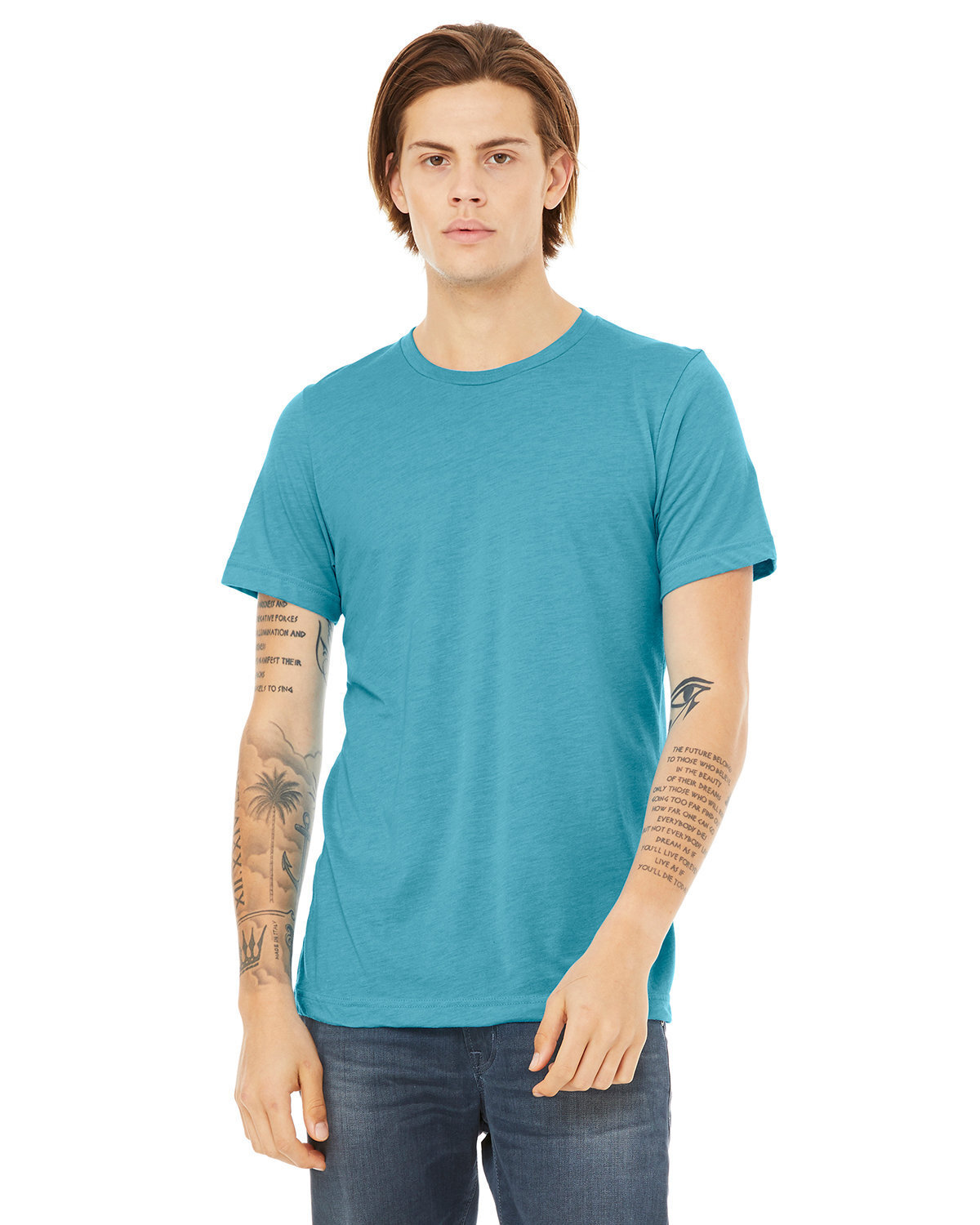 Bella + Canvas 3413C Unisex Pre-Shrunk Tee Retail Fit Triblend Stylish T-Shirt