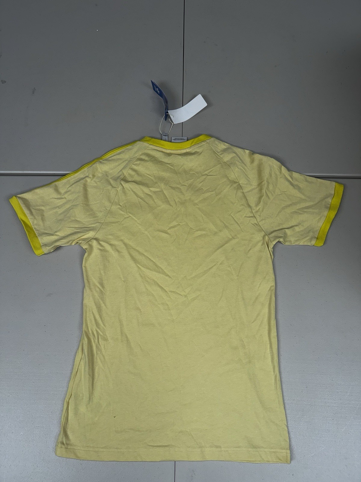 ADIDAS 3-Stripes California Tee Originals Powder Yellow JN7021 Pick Size NWT