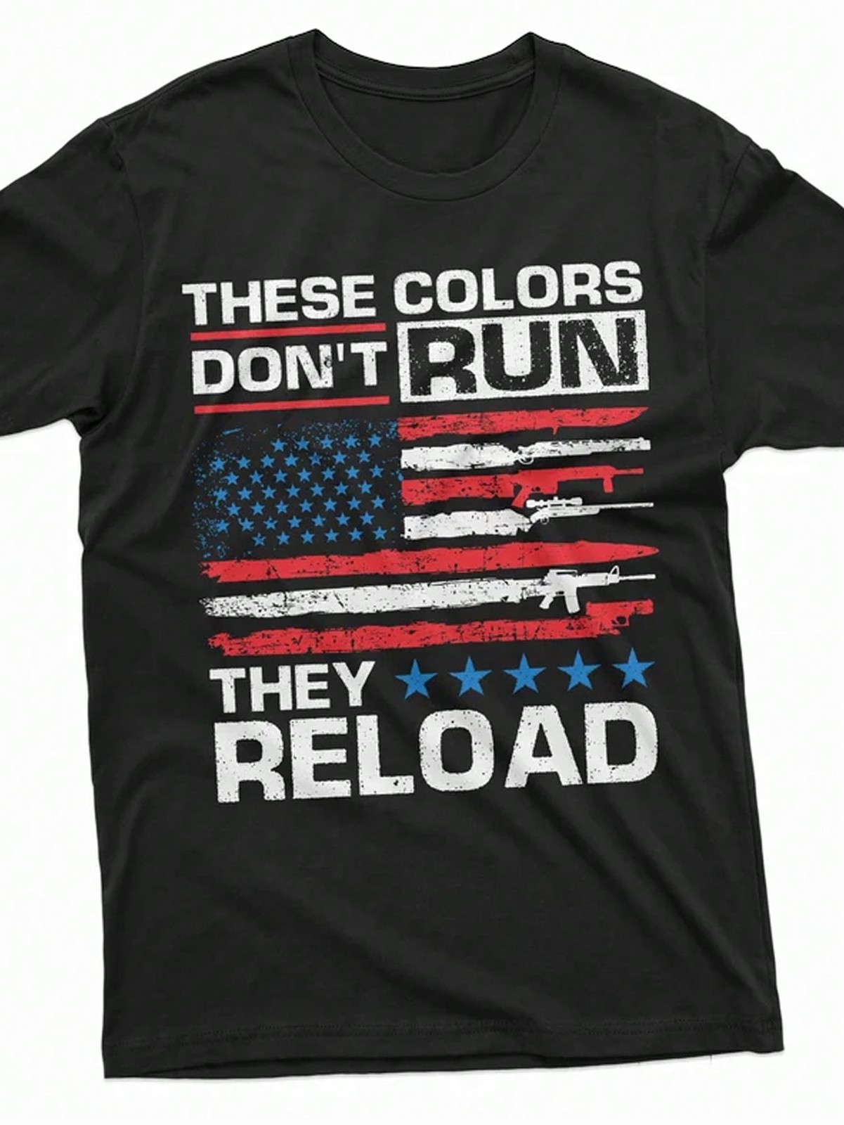 American Flag Printed T-Shirt – Comfortable Casual Breathable Top T-Shirt 220g