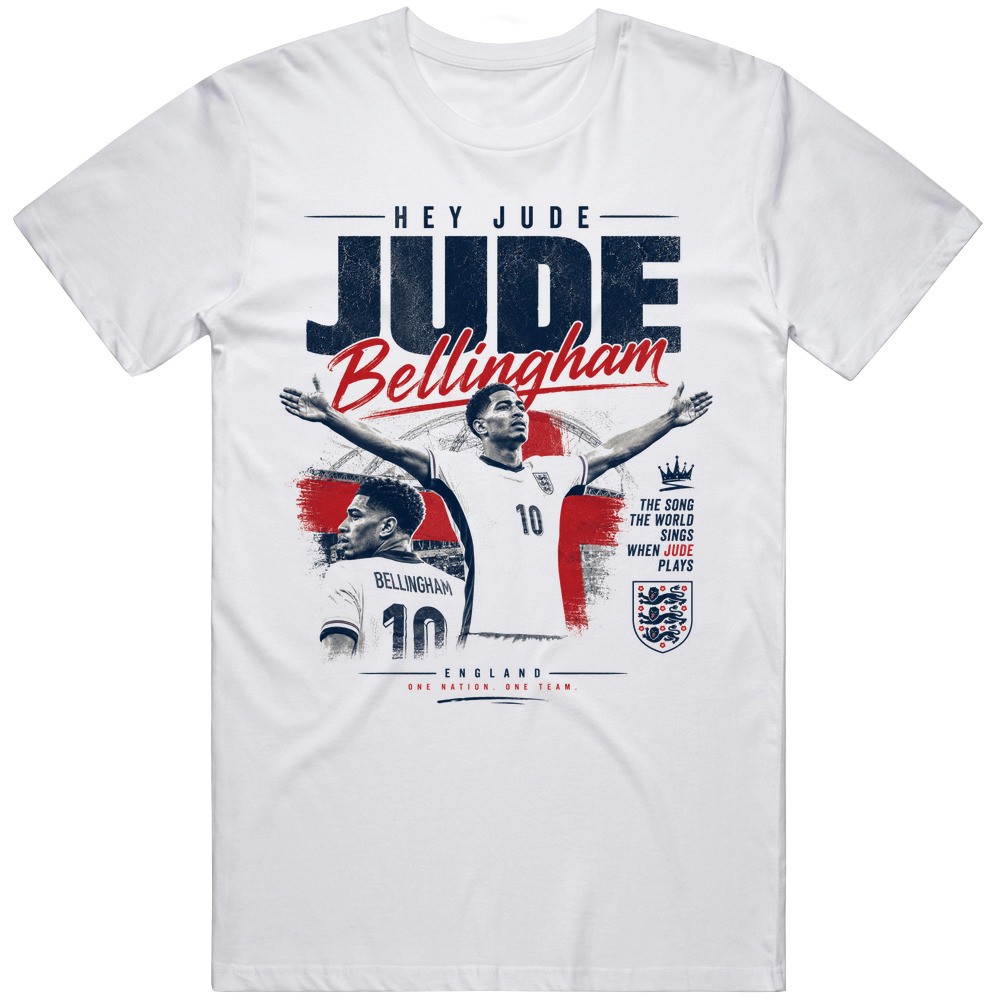 Jude Bellingham Hey Jude ENGLAND Soccer Fan v2 T Shirt