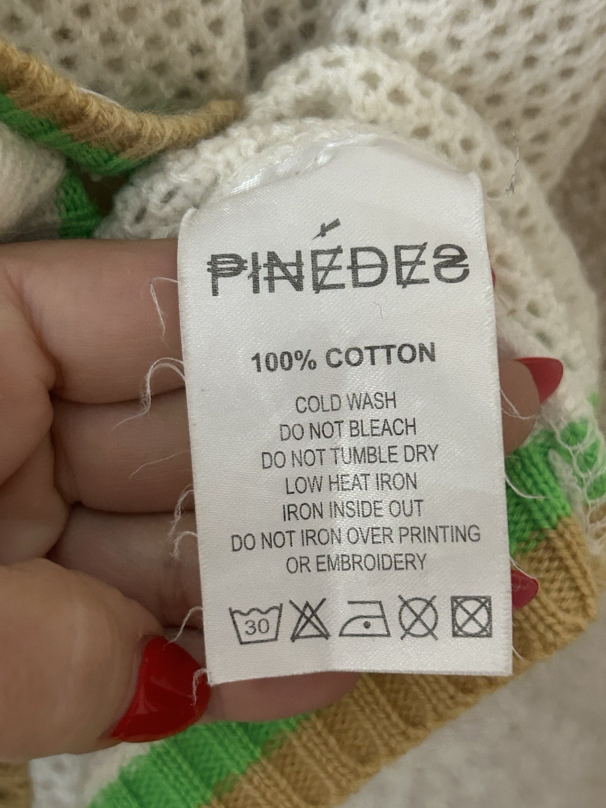 Pinedes Bolt Faux Crochet Knit Set Xl Shorts Top