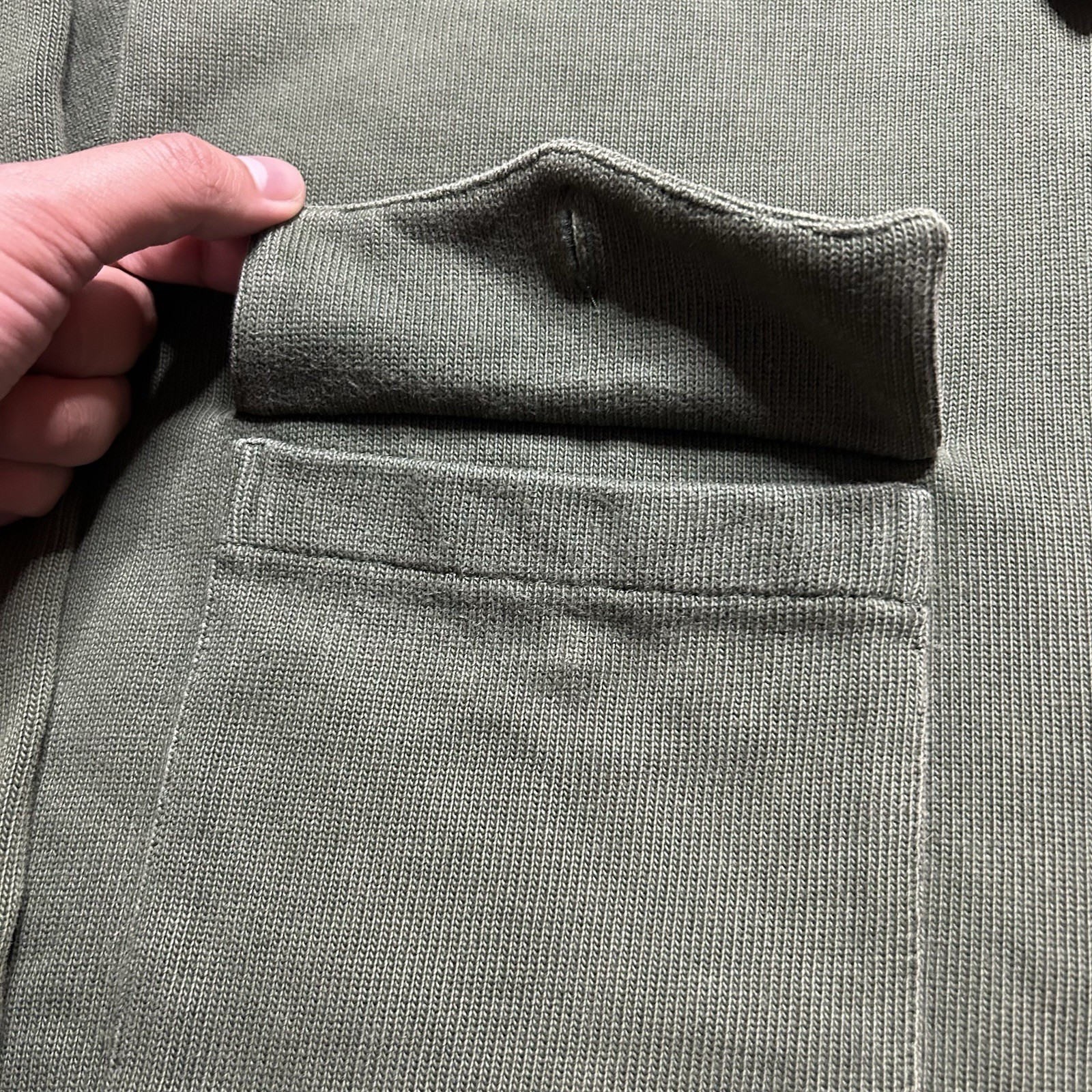 Polo Ralph Lauren 1/2 Zip Rugby Shirt Large Corduroy Collar Long Sleeve Pockets