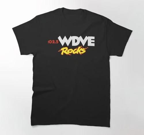 Vintage 102.5 WDVE Rocks Essential Classic T-Shirt Unisex All Size S to 4XL